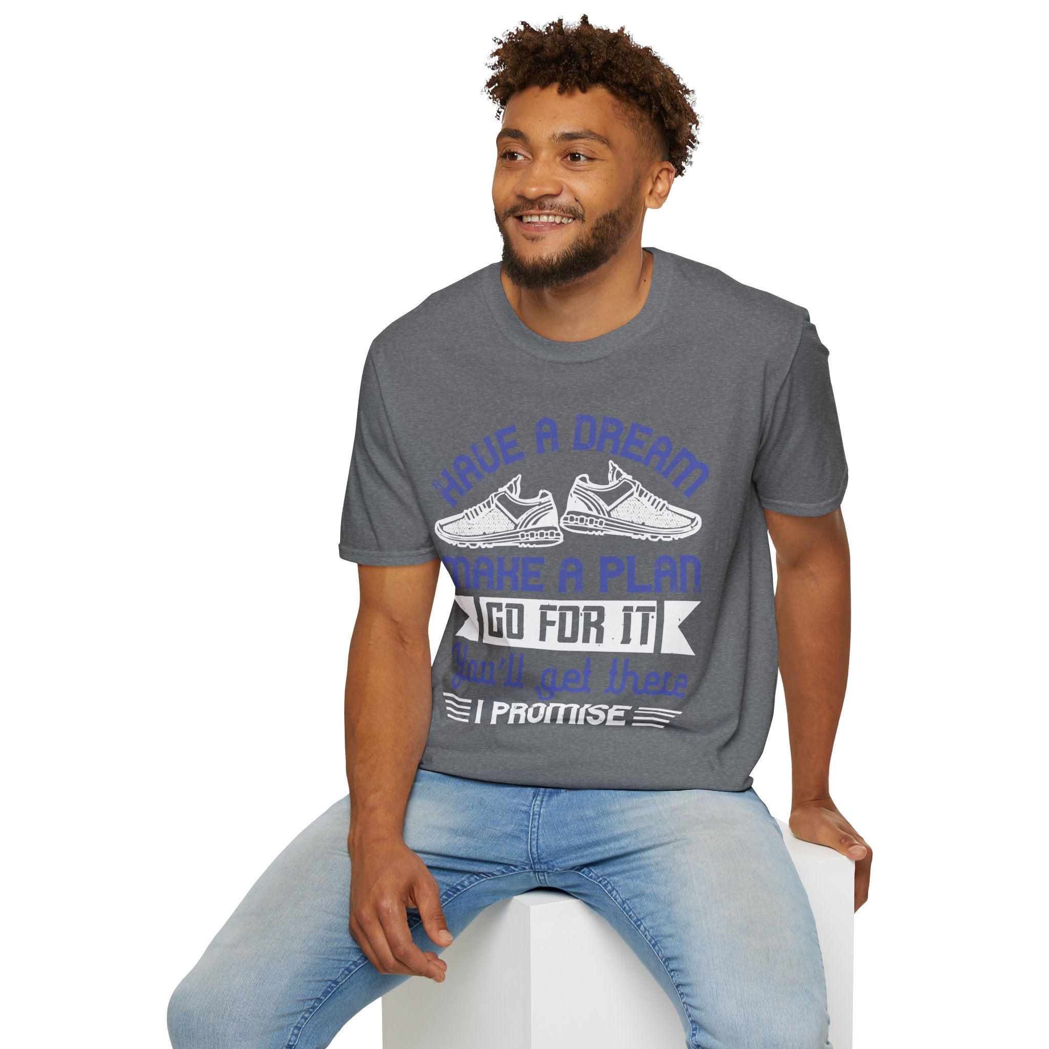 Inspirational Graphic T-Shirt with Motivational Quote, Dream Big