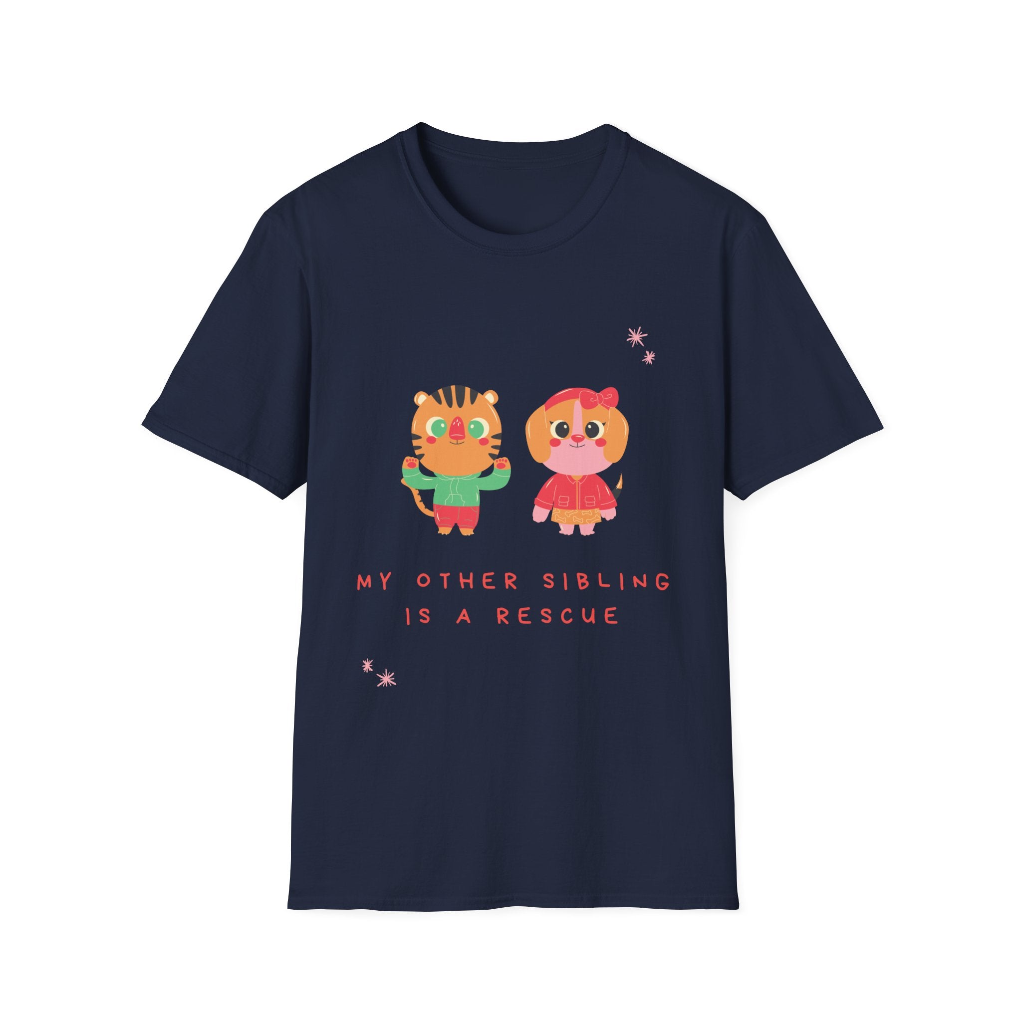 Cute Sibling Rescue T-Shirt, Animal Lovers Gift, Adoption Awareness Tee