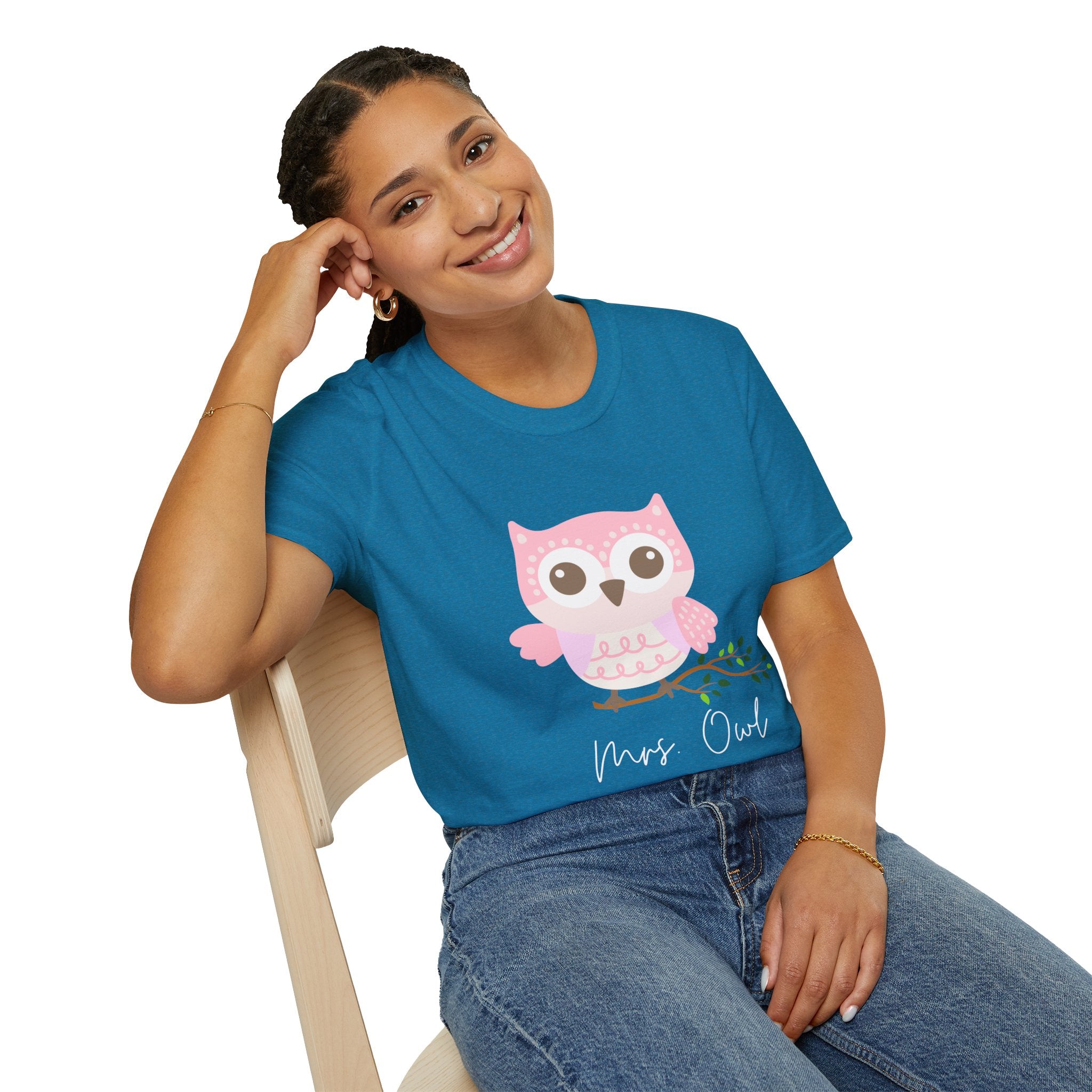 Cute Owl Unisex T-Shirt, Gift for Animal Lovers, Cozy Casual Wear