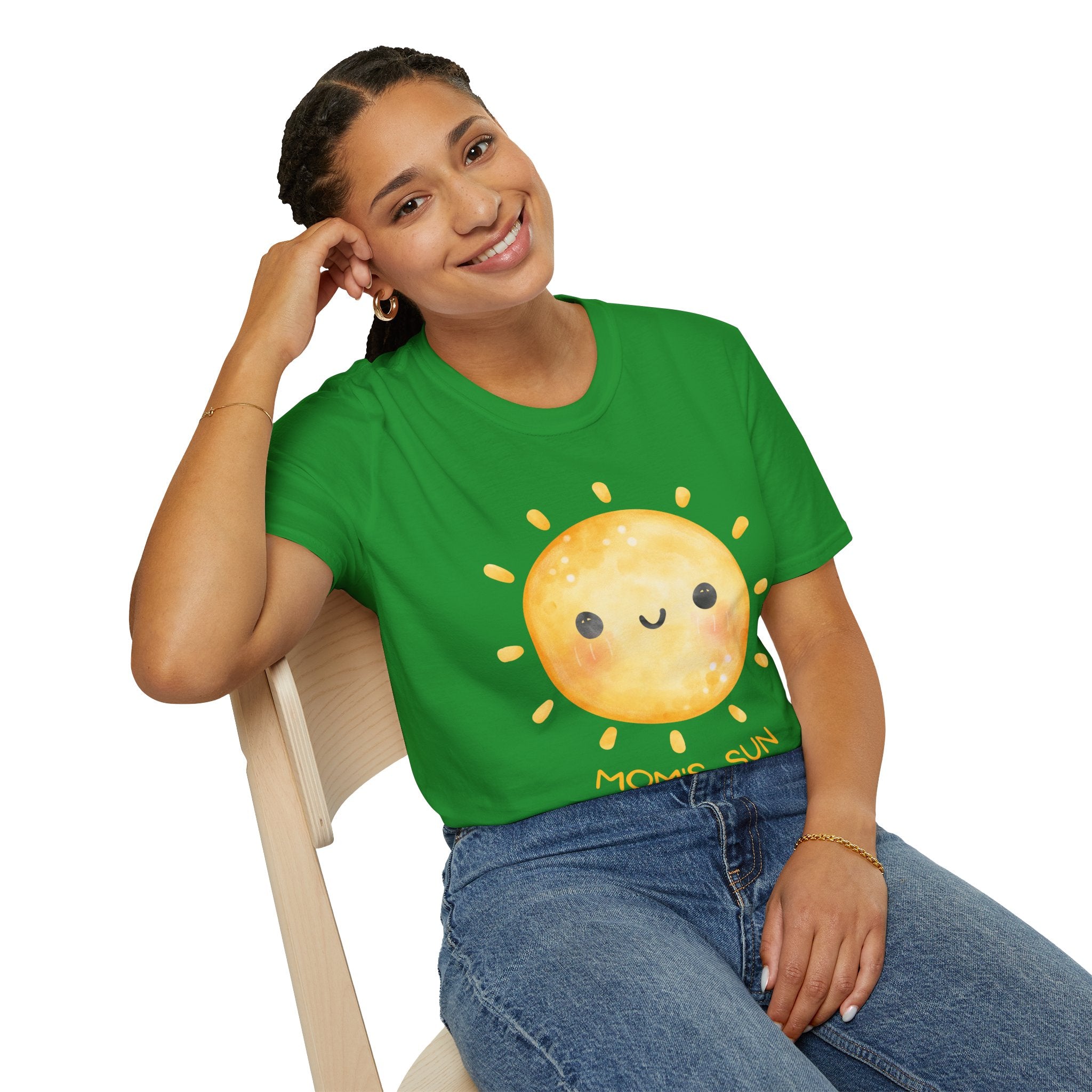 Cute 'Mom's Sun' Unisex Softstyle T-Shirt