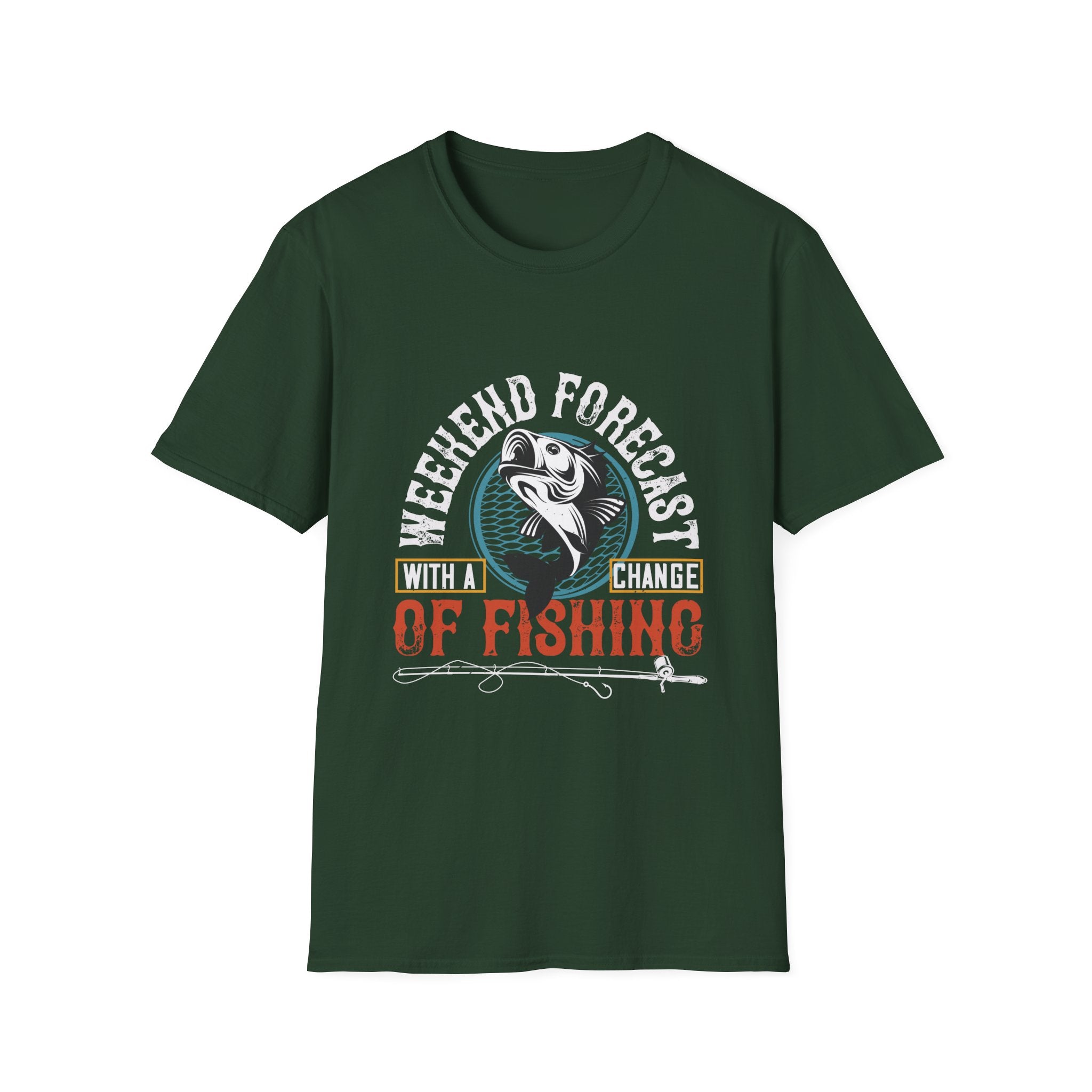 Weekend Fishing Forecast Unisex T-Shirt, Fishing Shirt