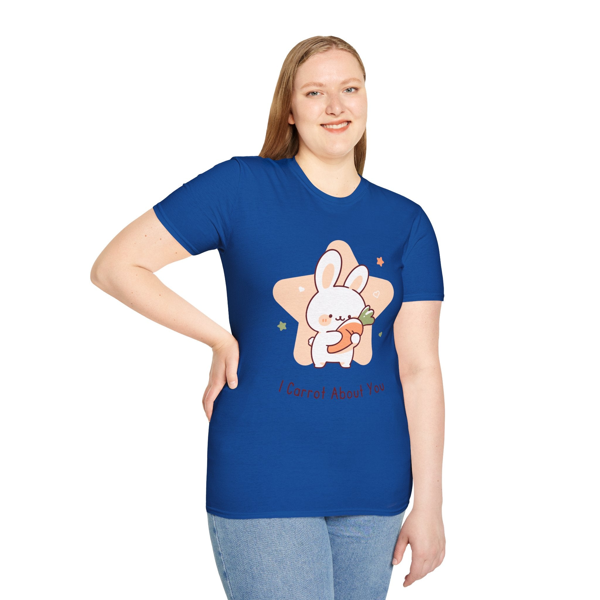 Cute Rabbit Graphic Tee, I Carrot About You Shirt