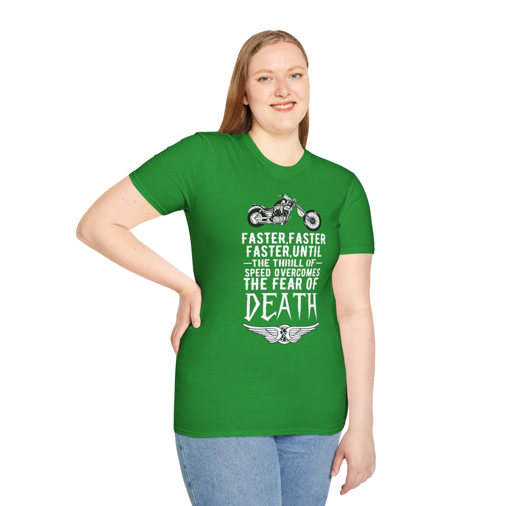 Motorcycle Enthusiast Unisex T-Shirt - Fearless Biker Tee, Gift for Riders, Road Trip Apparel, Freedom Shirt, Adventure Clothing
