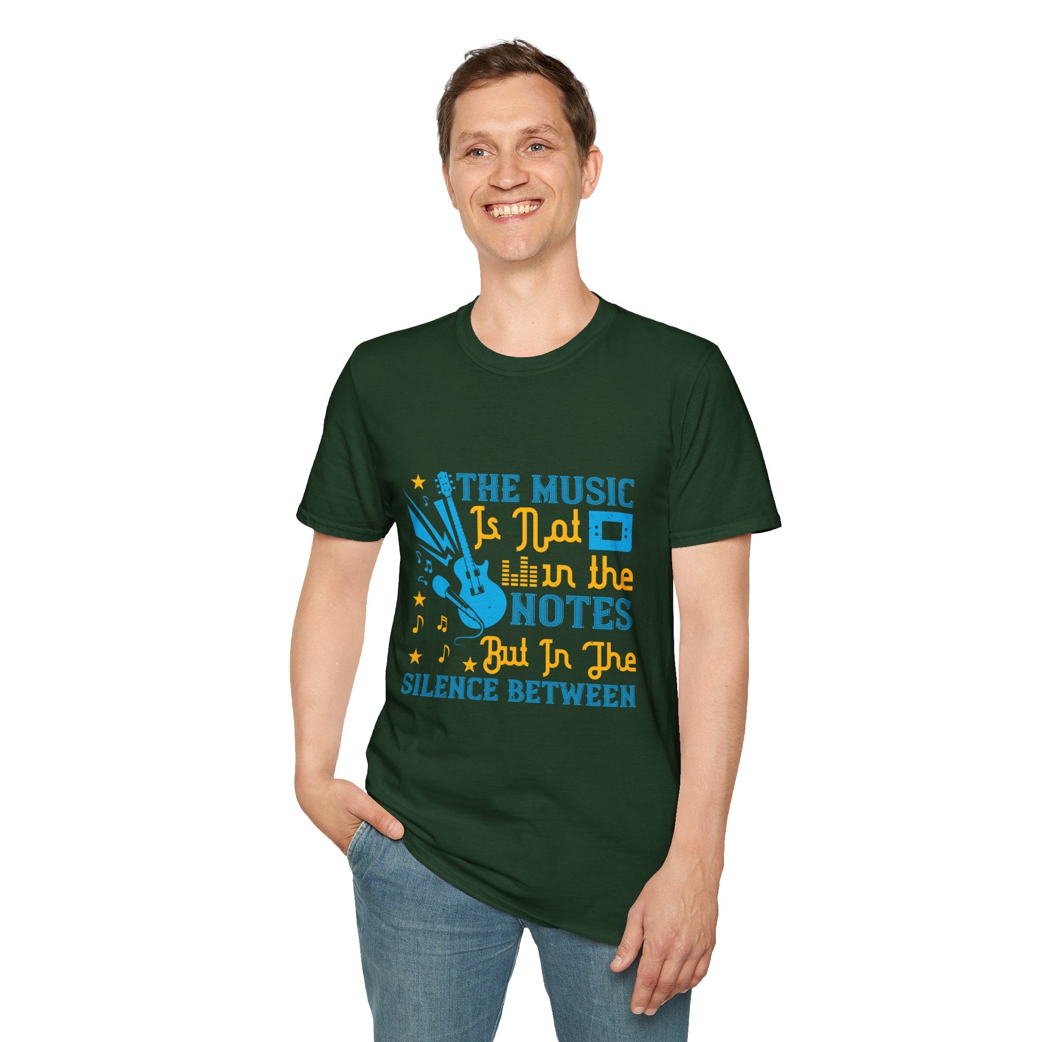 Musical Quotes T-Shirt, Relaxed Vibe Music Lover Tee