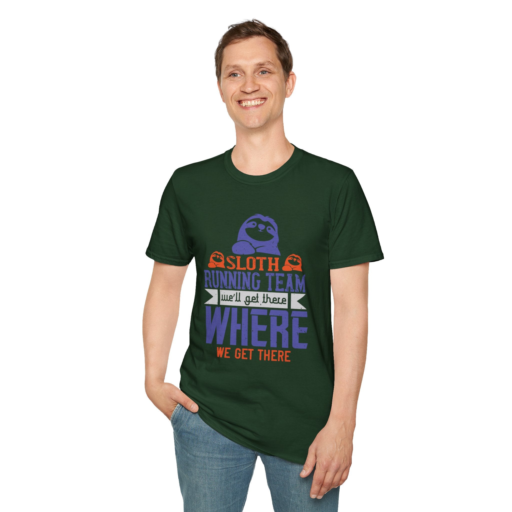 Sloth Running Team T-Shirt, Funny Running Shirt