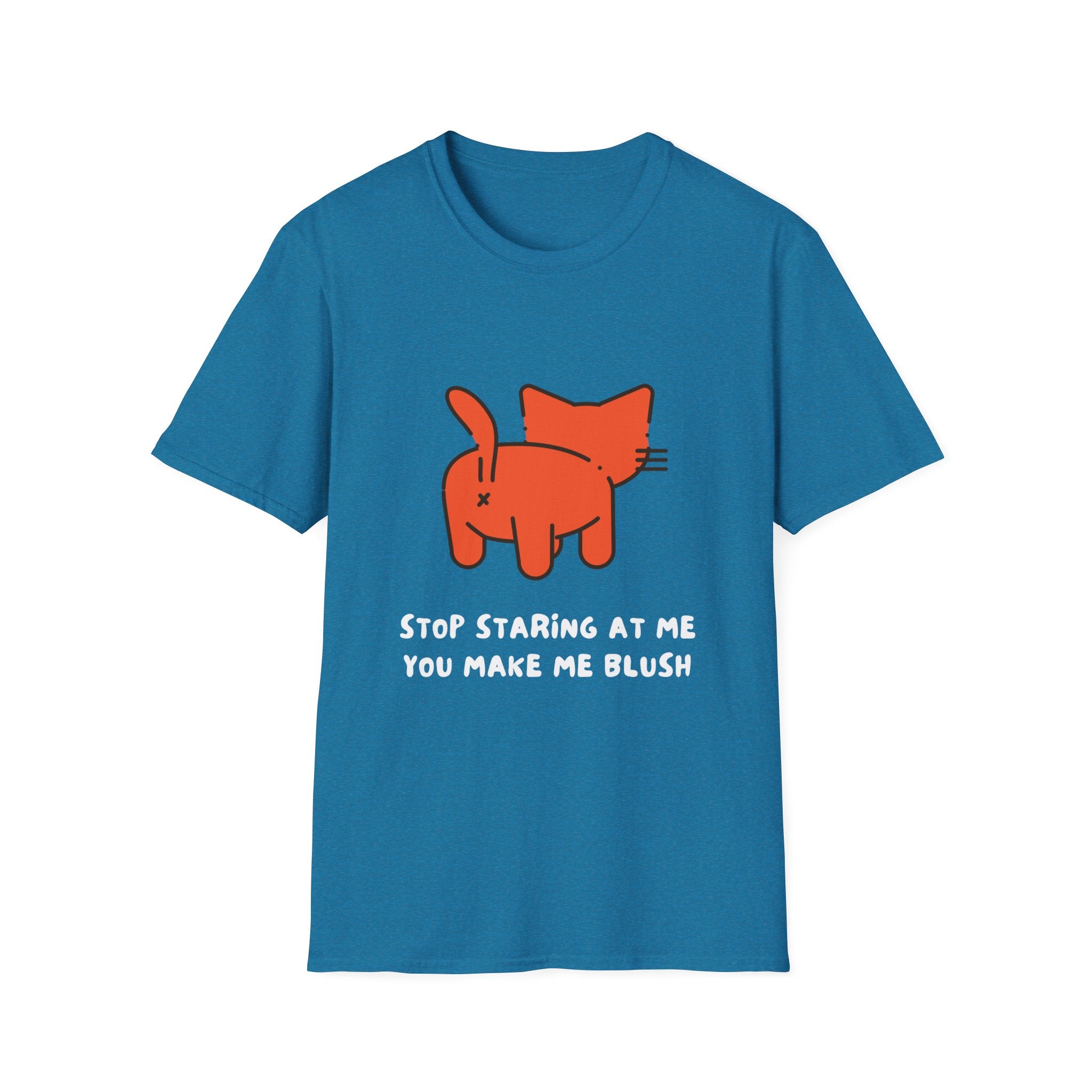 Adorable Cat Graphic Tee, Funny Cat Shirt, Gift for Cat Lovers