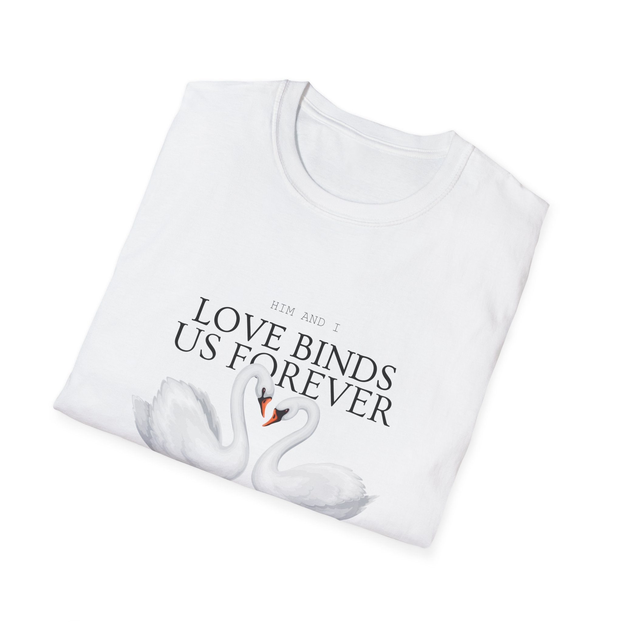 Romantic Swan Love T-Shirt | Perfect Gift for Couples