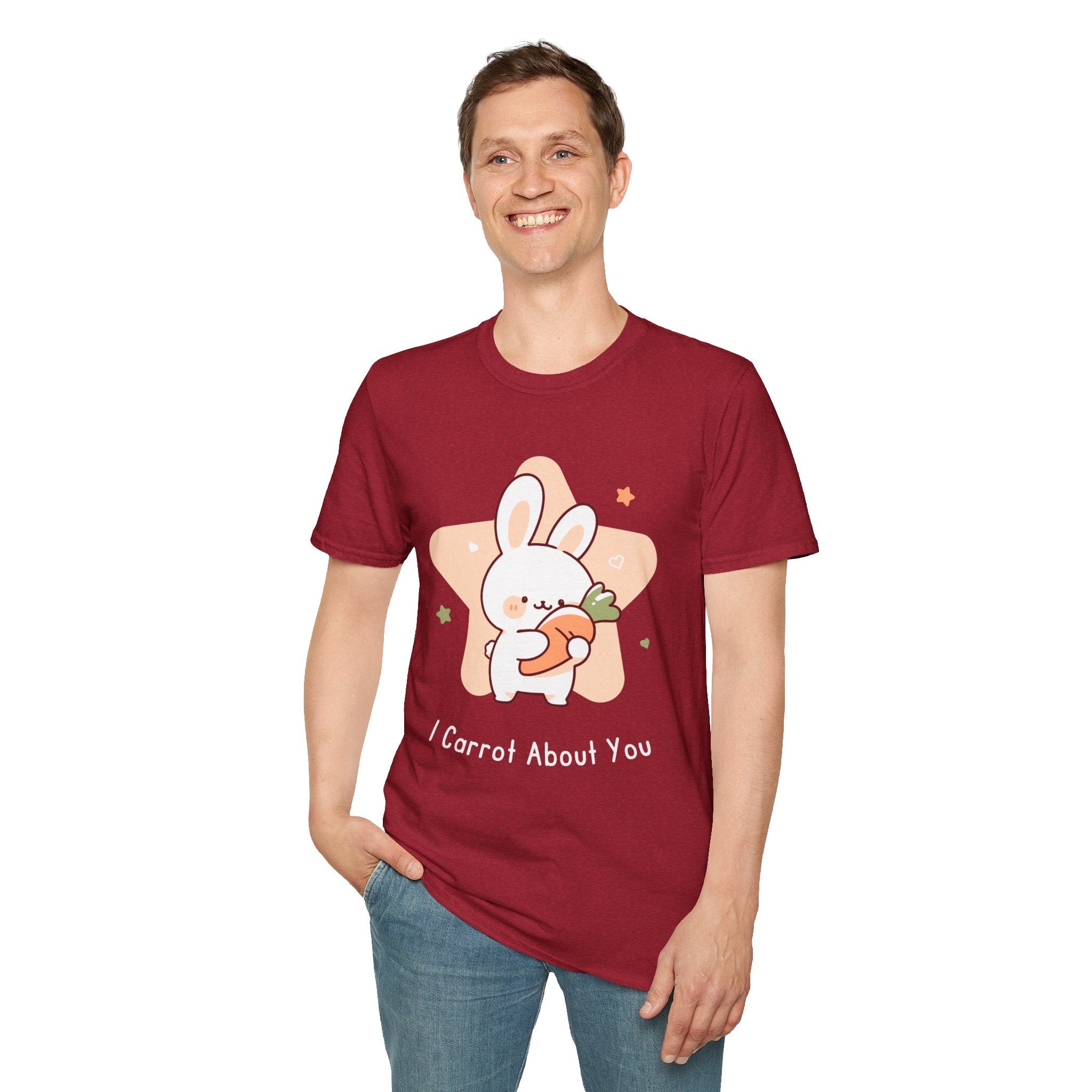 Cute Rabbit Graphic Tee, I Carrot About You Shirt