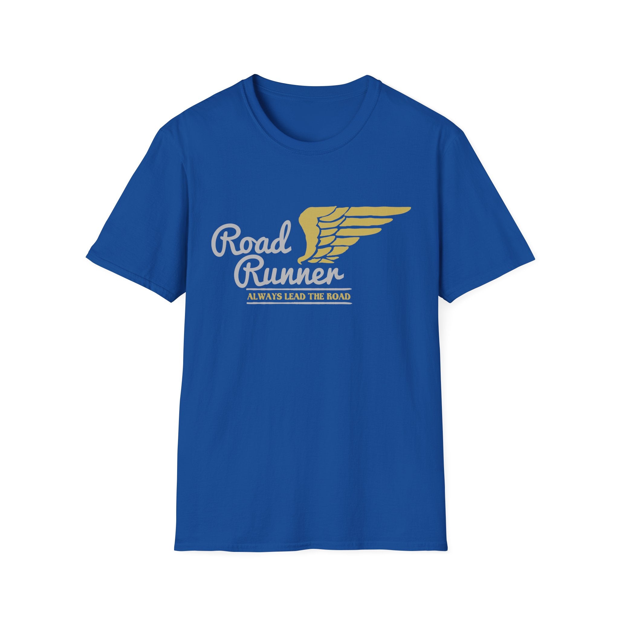 Road Runner Unisex Softstyle T-Shirt | Perfect Gift for Runners, Sports Lovers, Fitness Enthusiasts, Casual Wear, Marathon Events