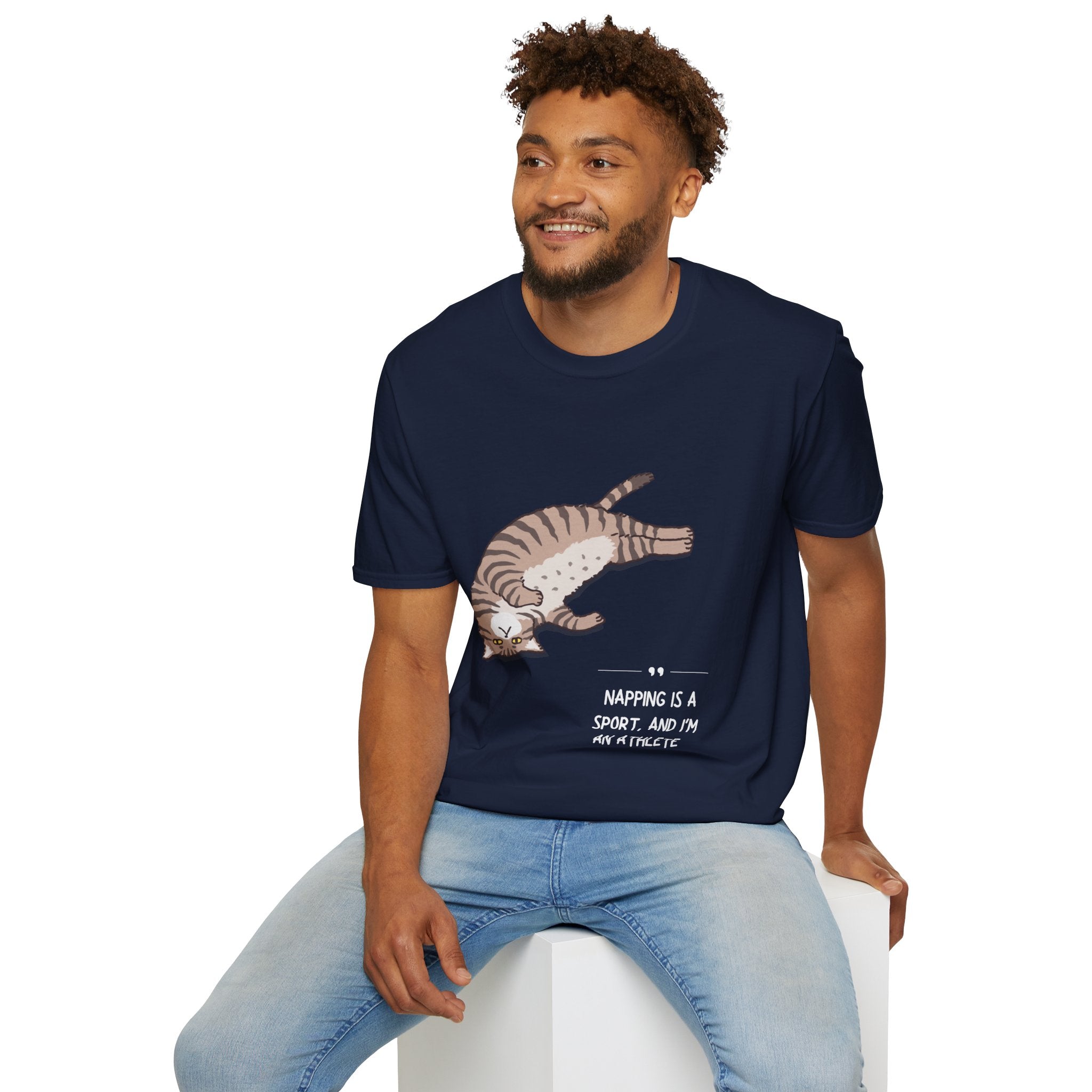 Cat Nap T-Shirt, Funny Cat Lover Gift, Unisex Tee