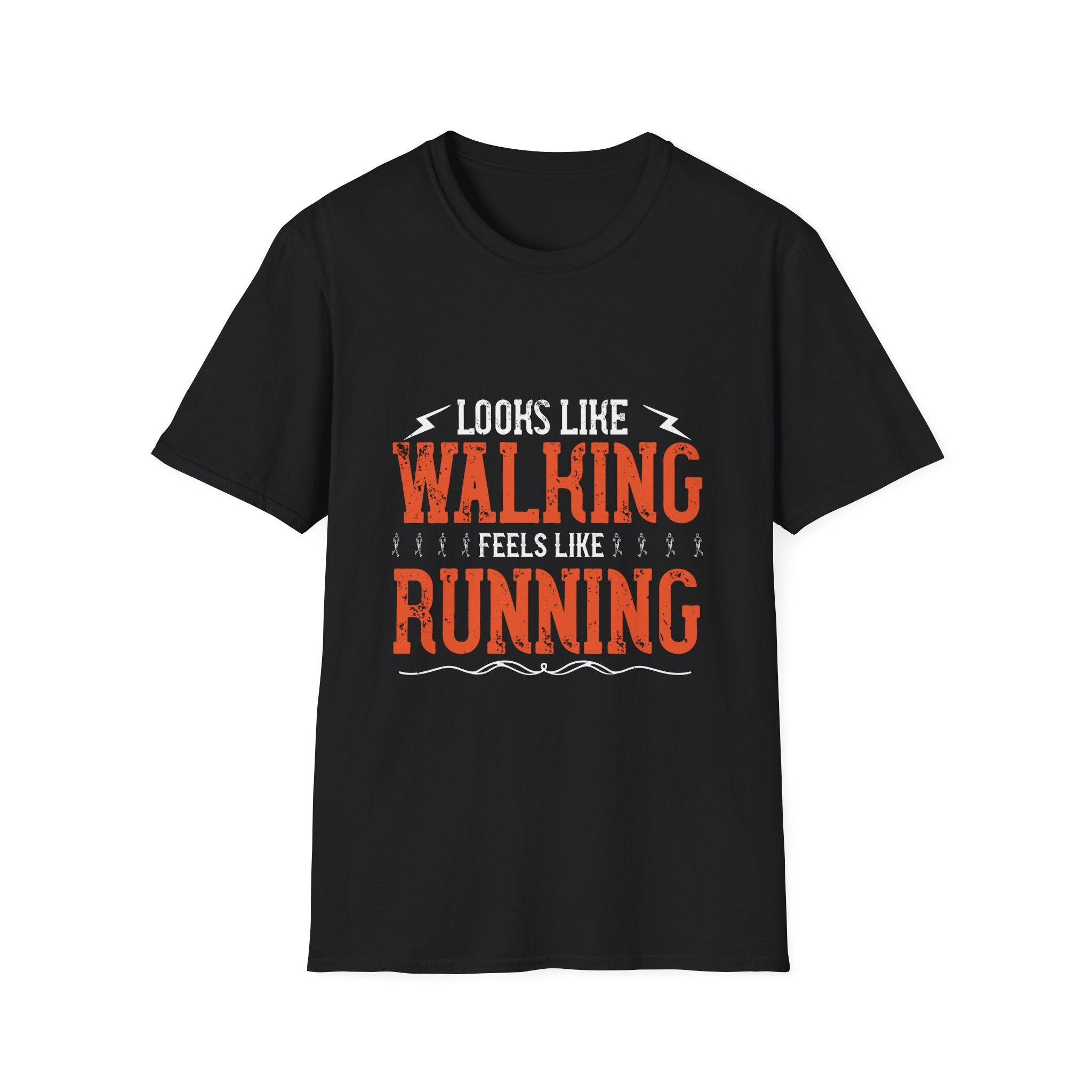 Walking Feels Like Running Unisex Softstyle T-Shirt, Running Gift