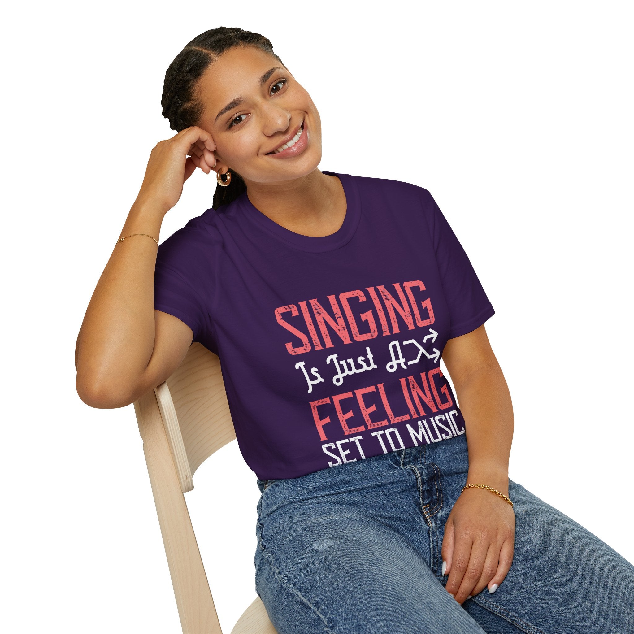Singing Quote T-Shirt, Unisex Music Lover Tee, Gift for Singers