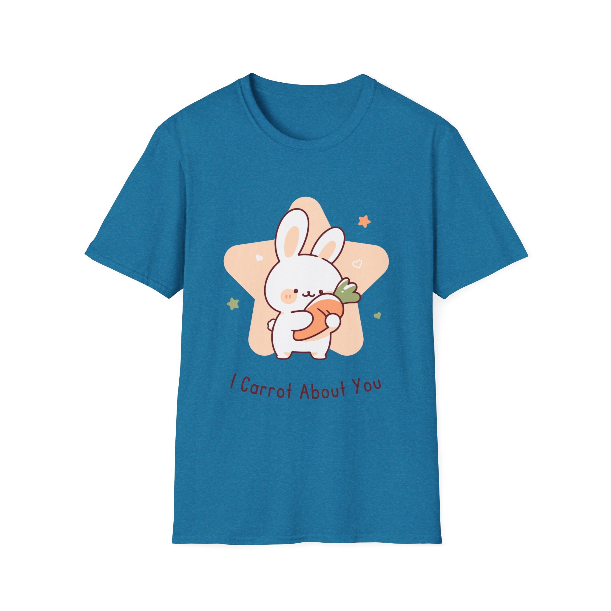 Cute Rabbit Graphic Tee, I Carrot About You Shirt