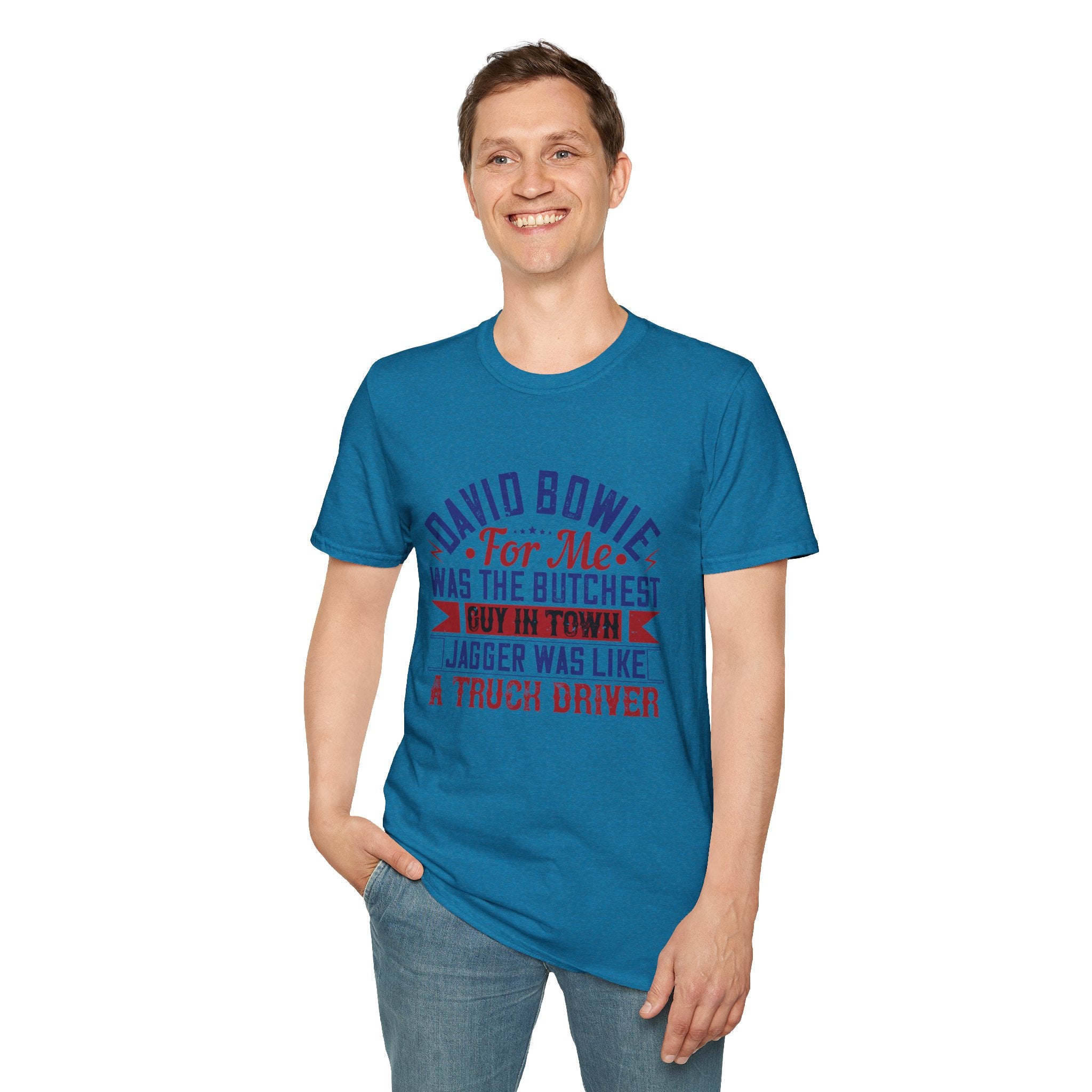 David Bowie Tribute T-Shirt, Unisex Graphic Tee, Music Lover Gift, Casual Wear, Retro Style, Birthday Present, Pop Culture Shirt