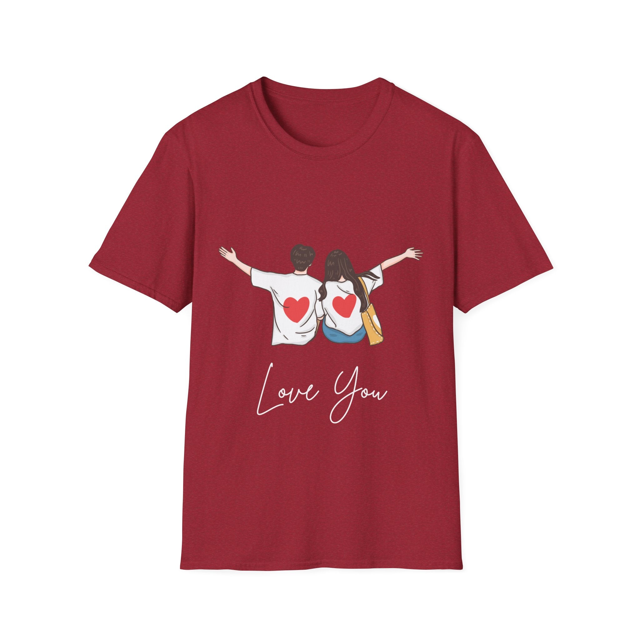 Love You Couple T-Shirt, Romantic Gift, Valentine’s Day Tee