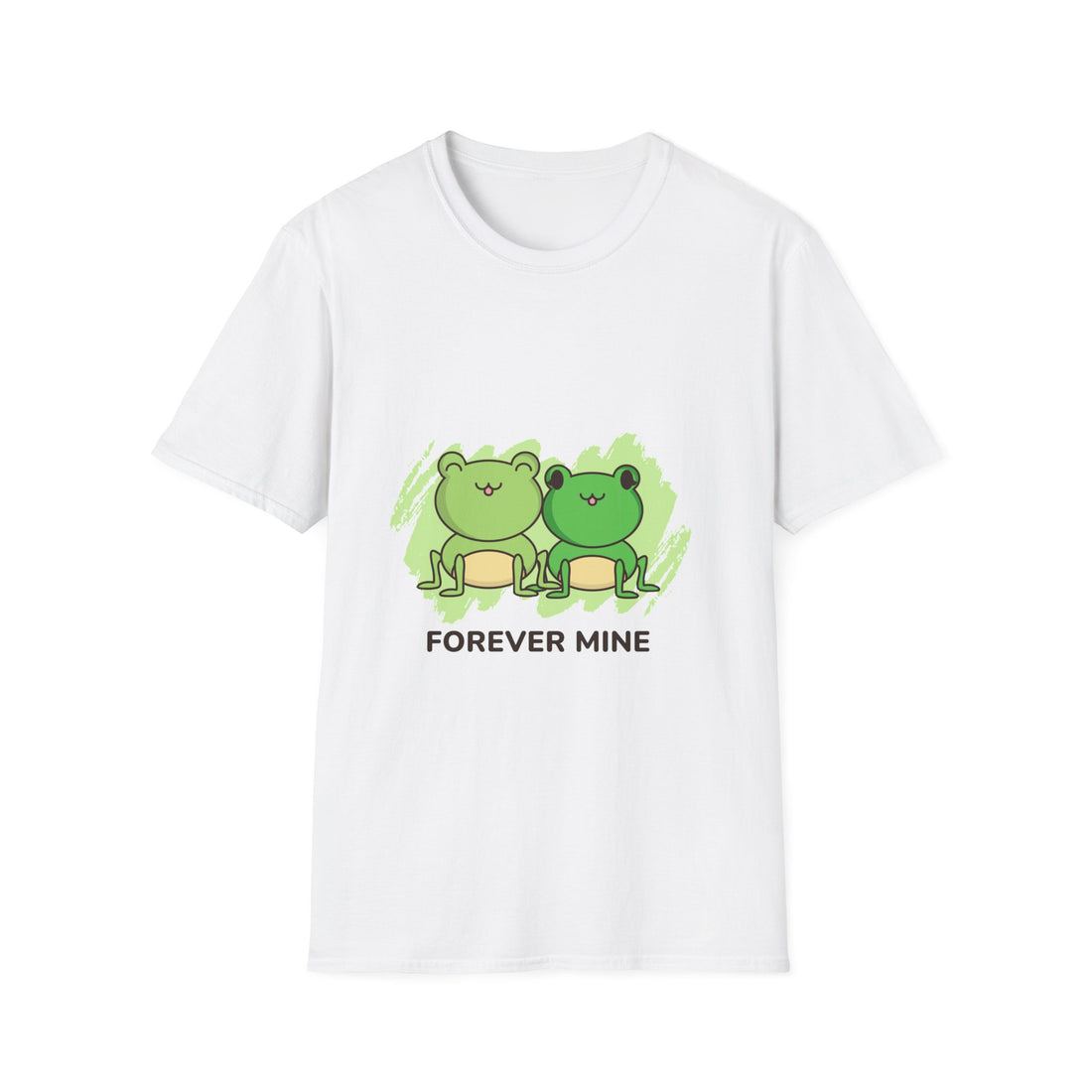 Forever Mine Couple T-Shirt, Cute Frog Lovers Gift, Unisex Softstyle Tee