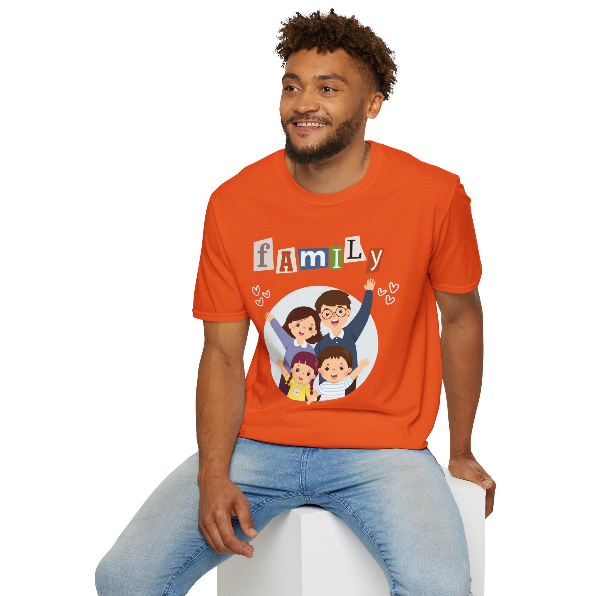Family Love Unisex T-Shirt, Perfect Gift for Parents