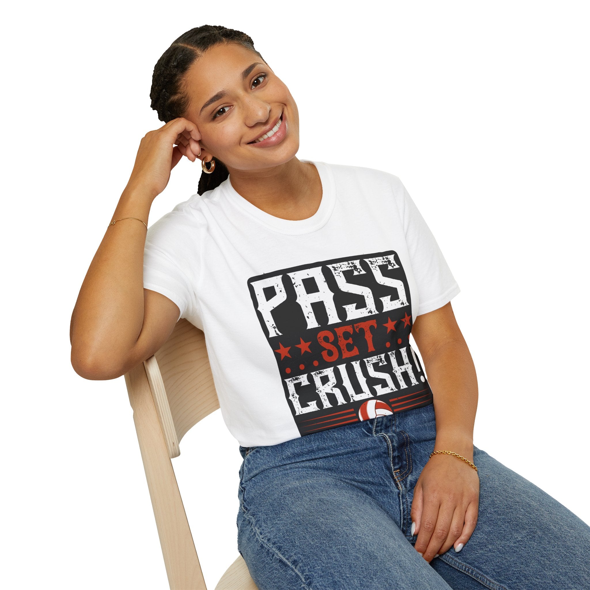 Volleyball Passion T-Shirt | Pass Set Crush! | Sports Tee