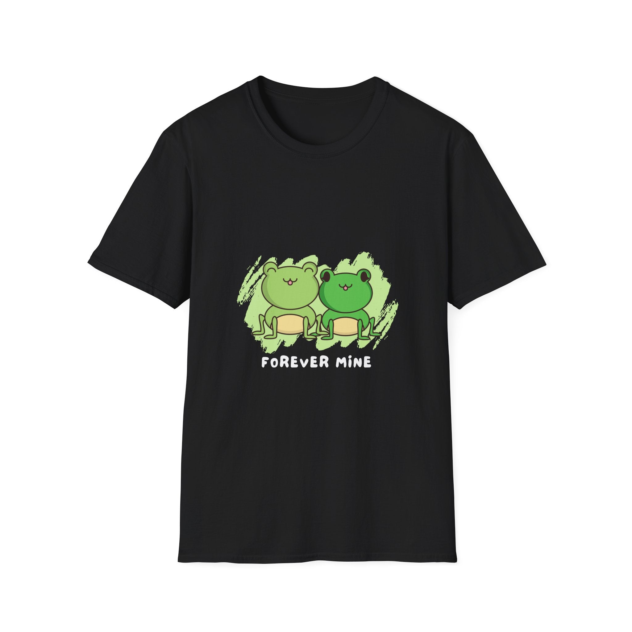 Forever Mine Couple T-Shirt, Cute Frog Lovers Gift, Unisex Softstyle Tee