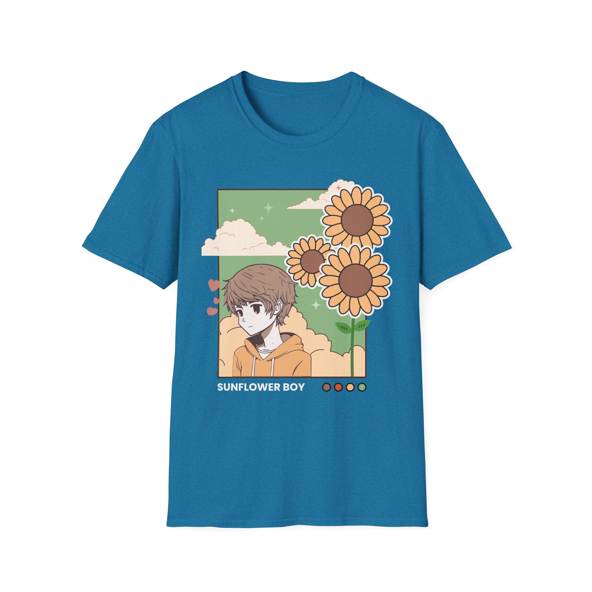 Sunflower Aesthetic Unisex T-Shirt, Softstyle Tee, Casual Wear