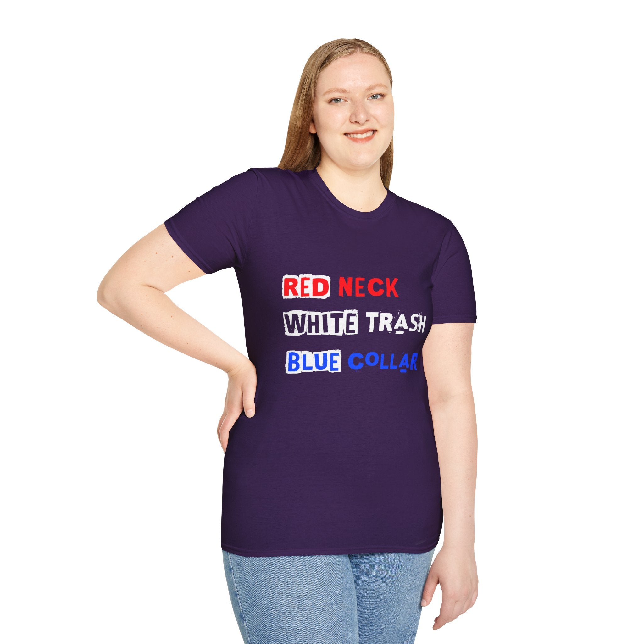 Red Neck, White Trash, Blue Collar Unisex Softstyle T-Shirt – Funny Humor Tee, Gift for Friends, Casual Wear, Summer Outfit, Patriotic [...]