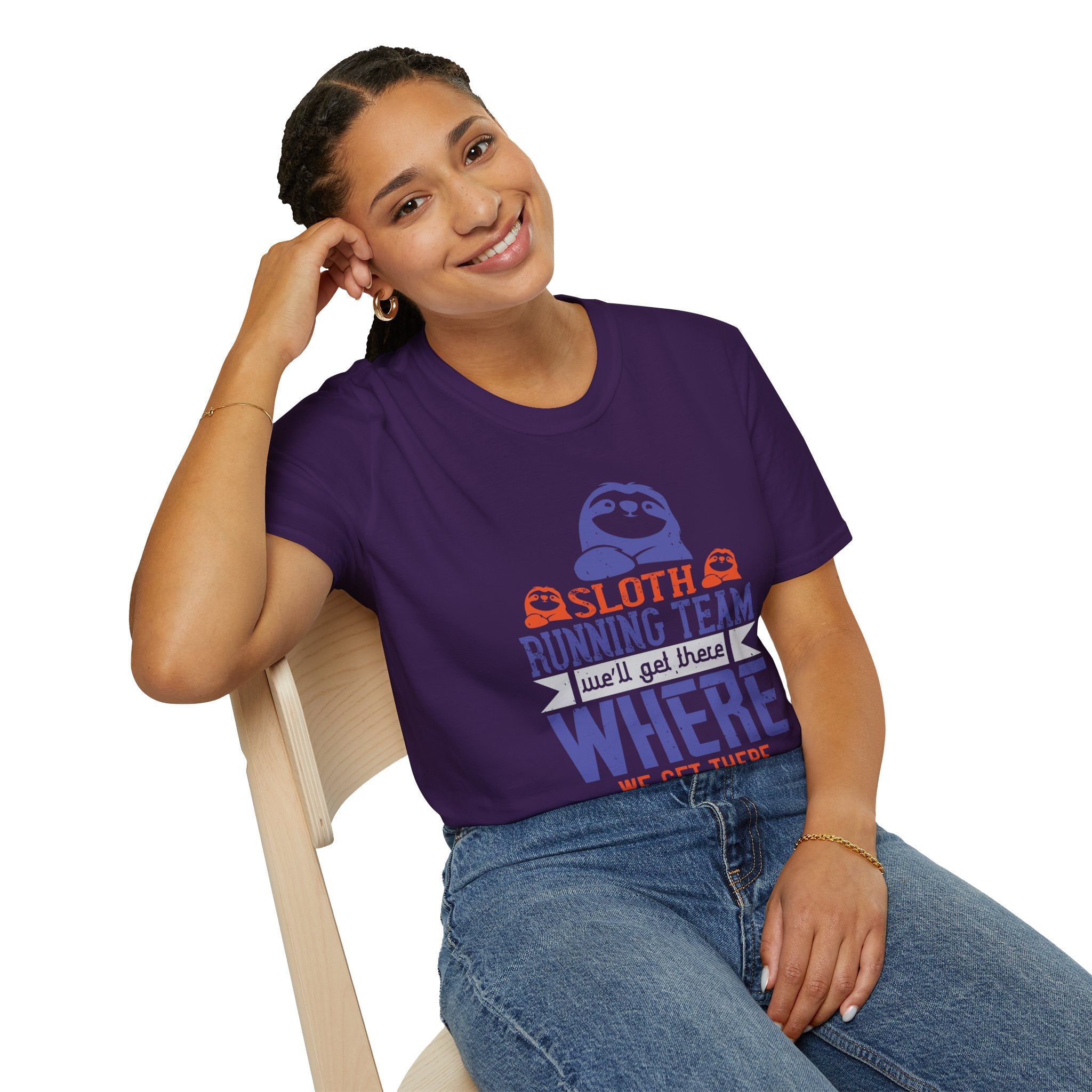 Sloth Running Team T-Shirt, Funny Running Shirt
