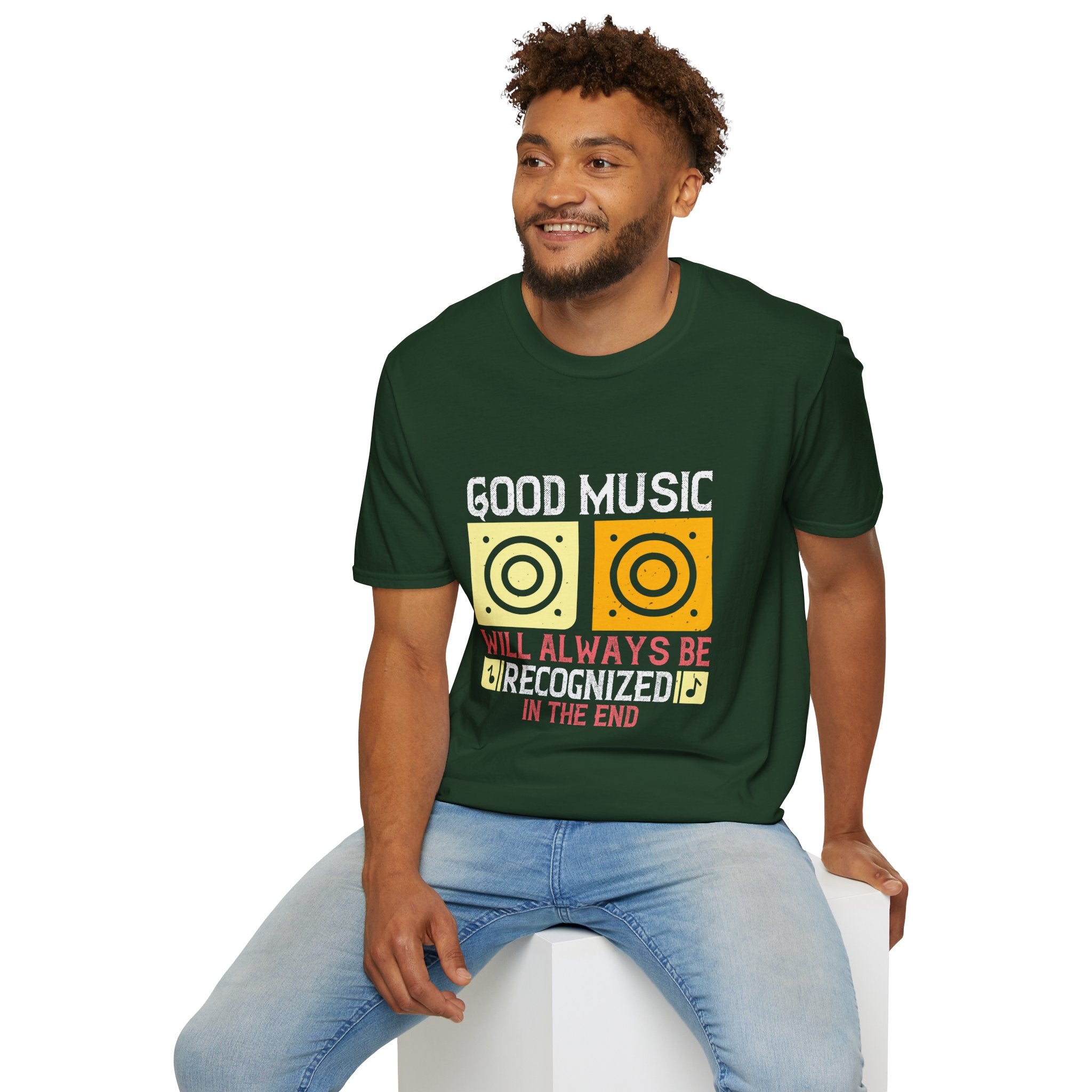Good Music Unisex Softstyle T-Shirt | Retro Music Lover Tee