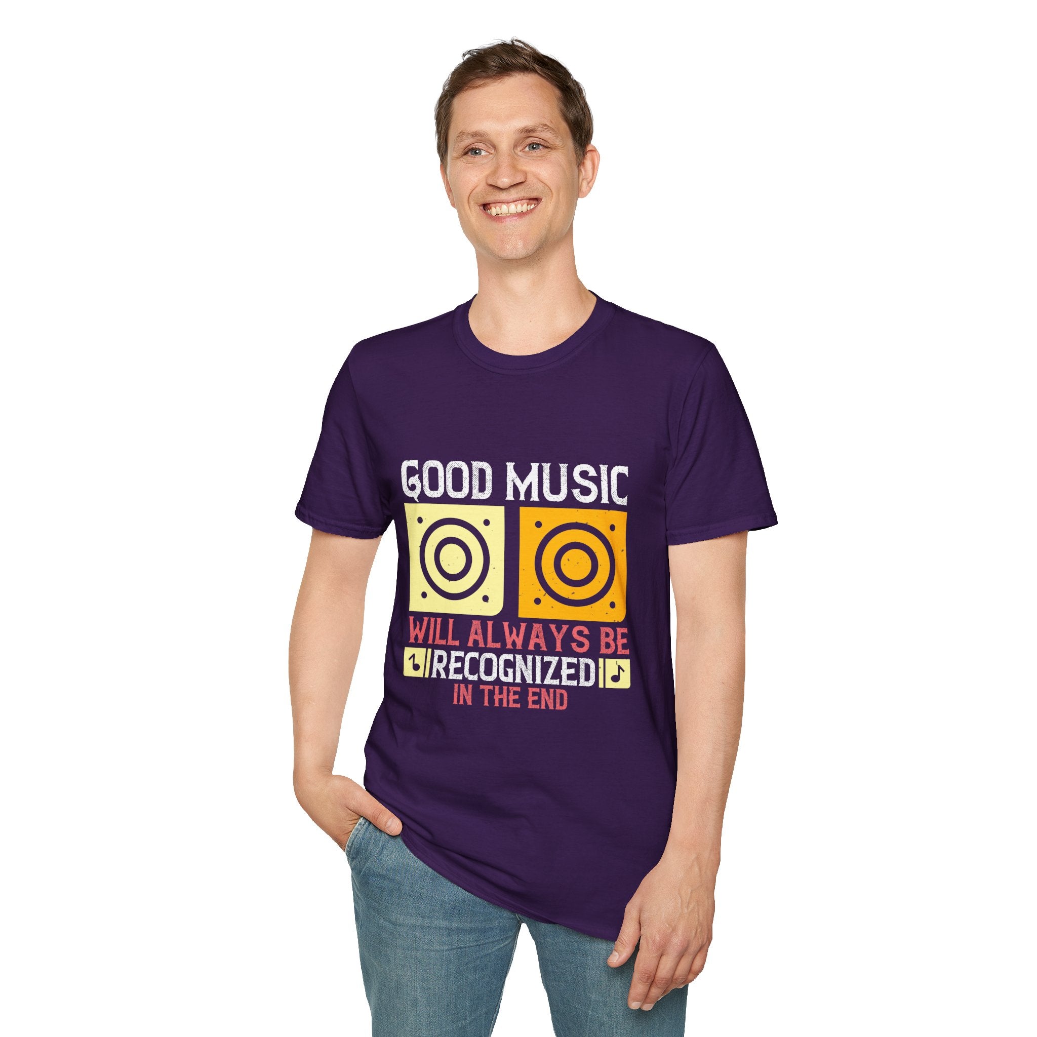 Good Music Unisex Softstyle T-Shirt | Retro Music Lover Tee