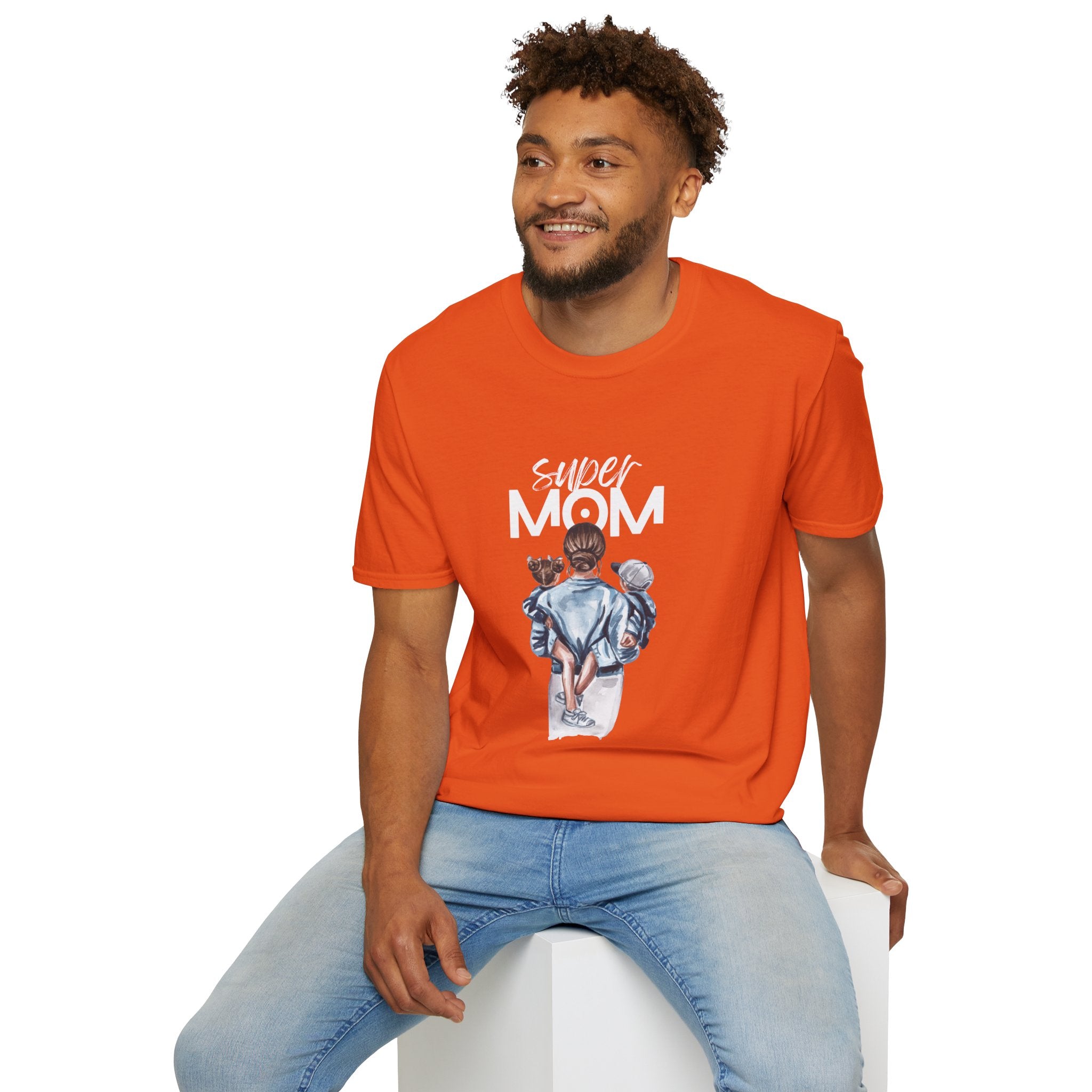 Super Mom Unisex Softstyle T-Shirt | Unisex T-Shirt