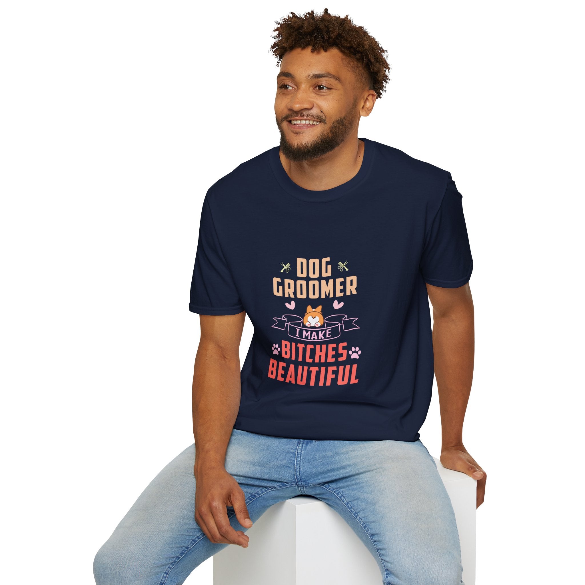 Dog Groomer Unisex T-Shirt, Funny Pet Owner Gift, Cute Animal Lover Tee, Dog Lover Apparel, Groomer Appreciation Gift