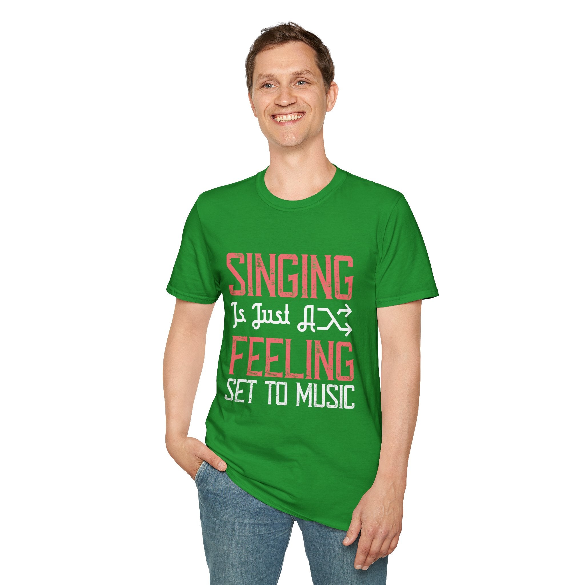 Singing Quote T-Shirt, Unisex Music Lover Tee, Gift for Singers