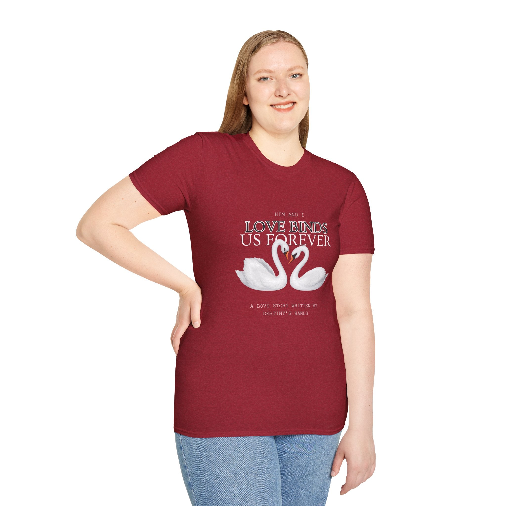 Romantic Swan Love T-Shirt | Perfect Gift for Couples