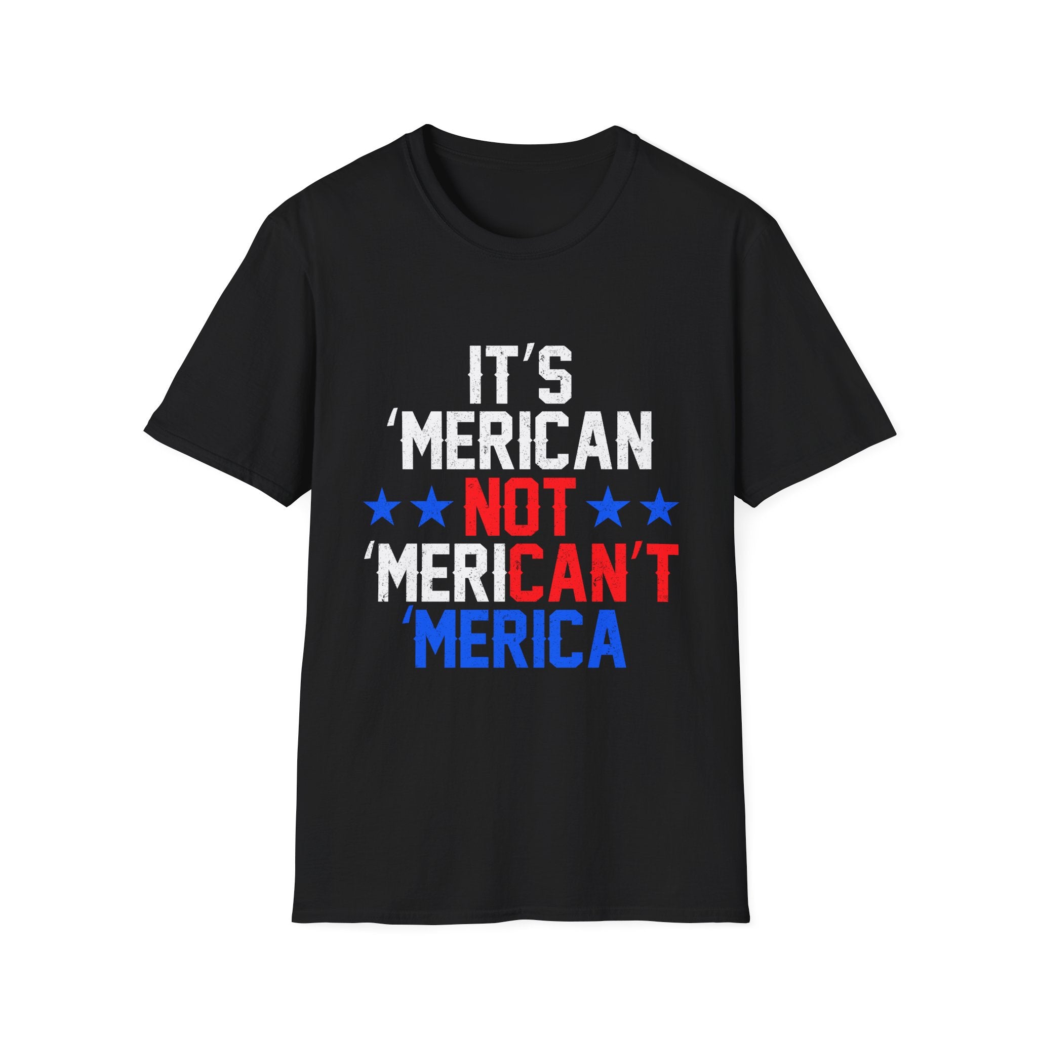 Patriotic Graphic Tee for Freedom Lovers - Unisex Softstyle T-Shirt, Casual Wear, Independence Day, Election Shirt, Gift Idea