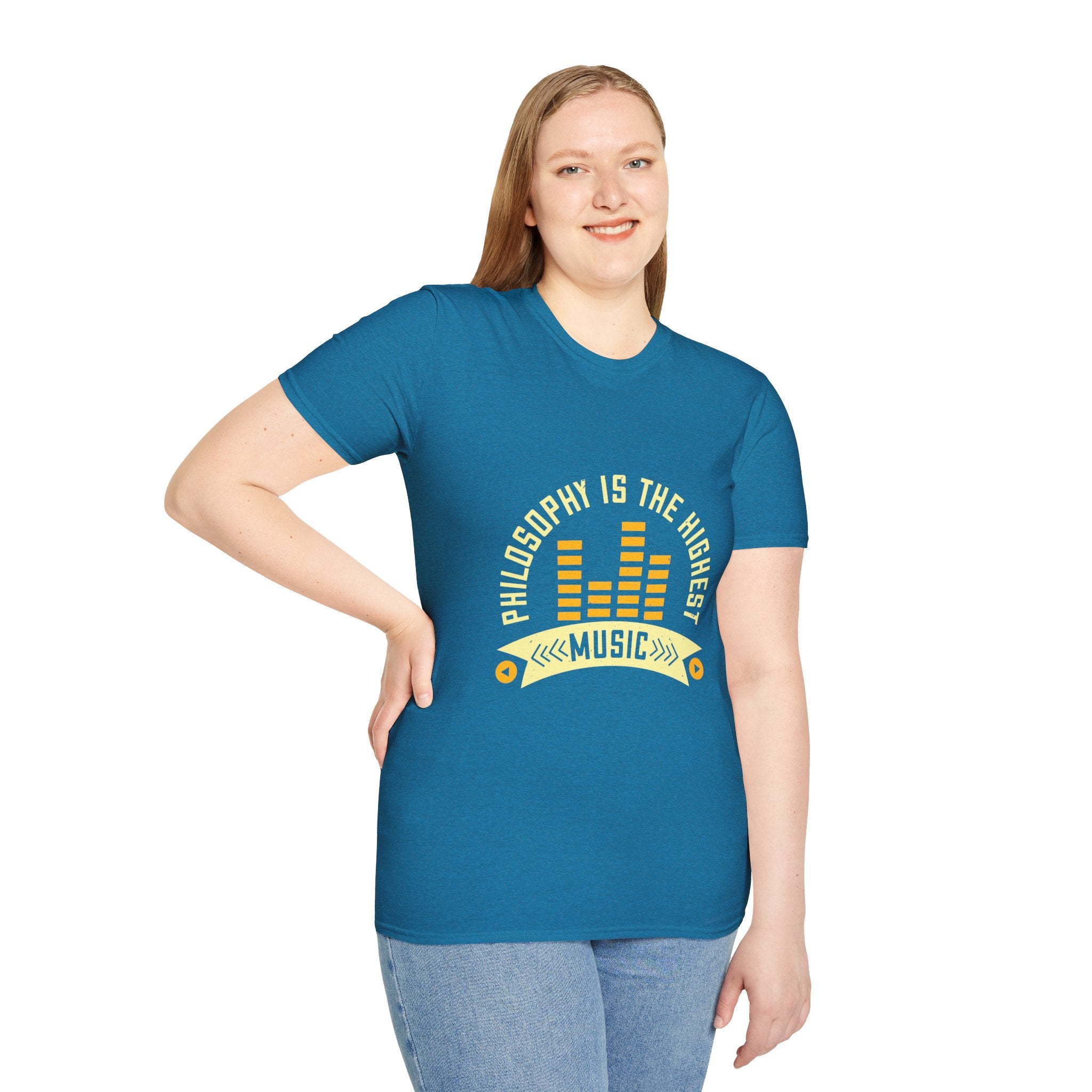 Musical Philosophy T-Shirt - Unisex Softstyle Tee, Gift for Music Lovers