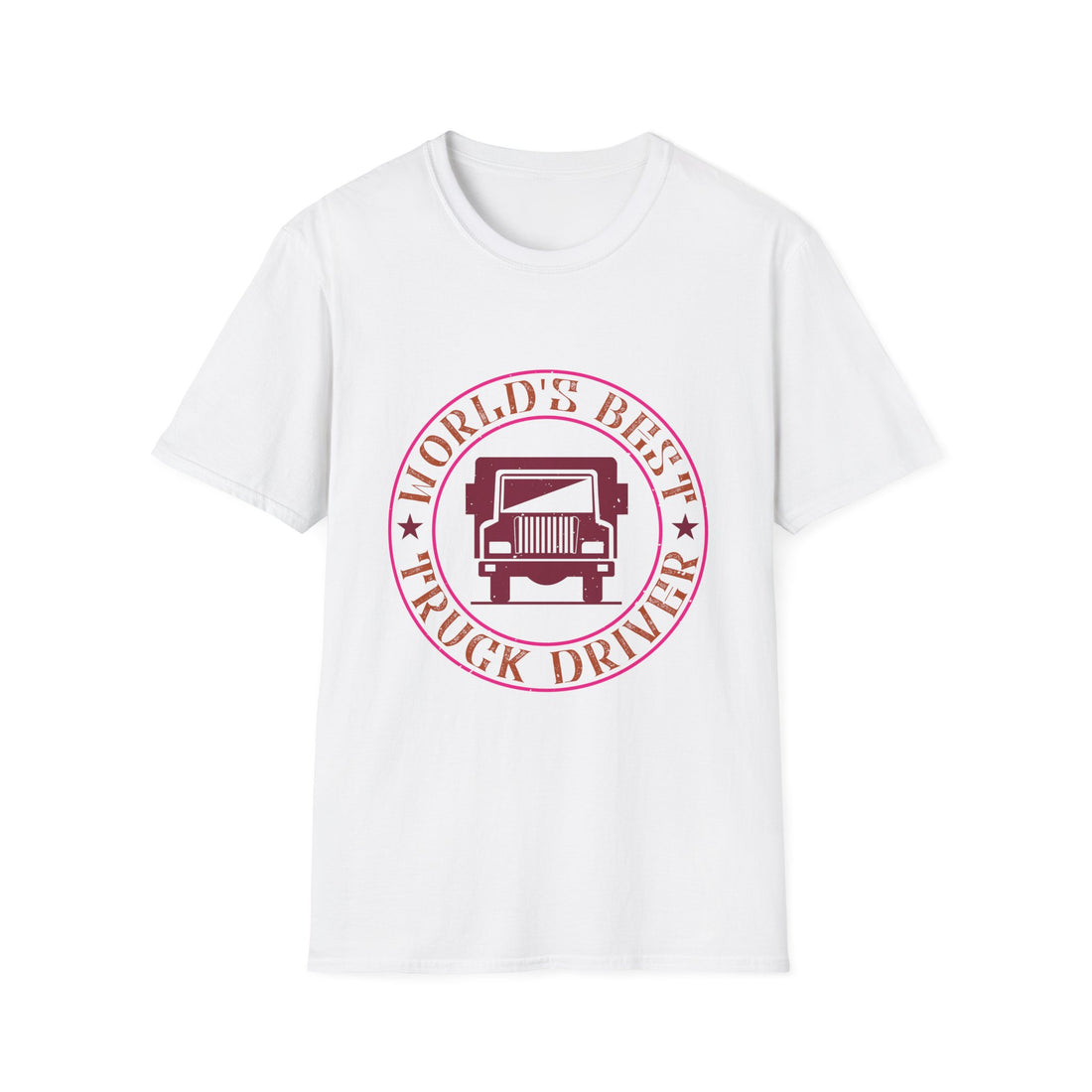 World's Best Truck Driver Unisex Softstyle T-Shirt | Gift for Dad