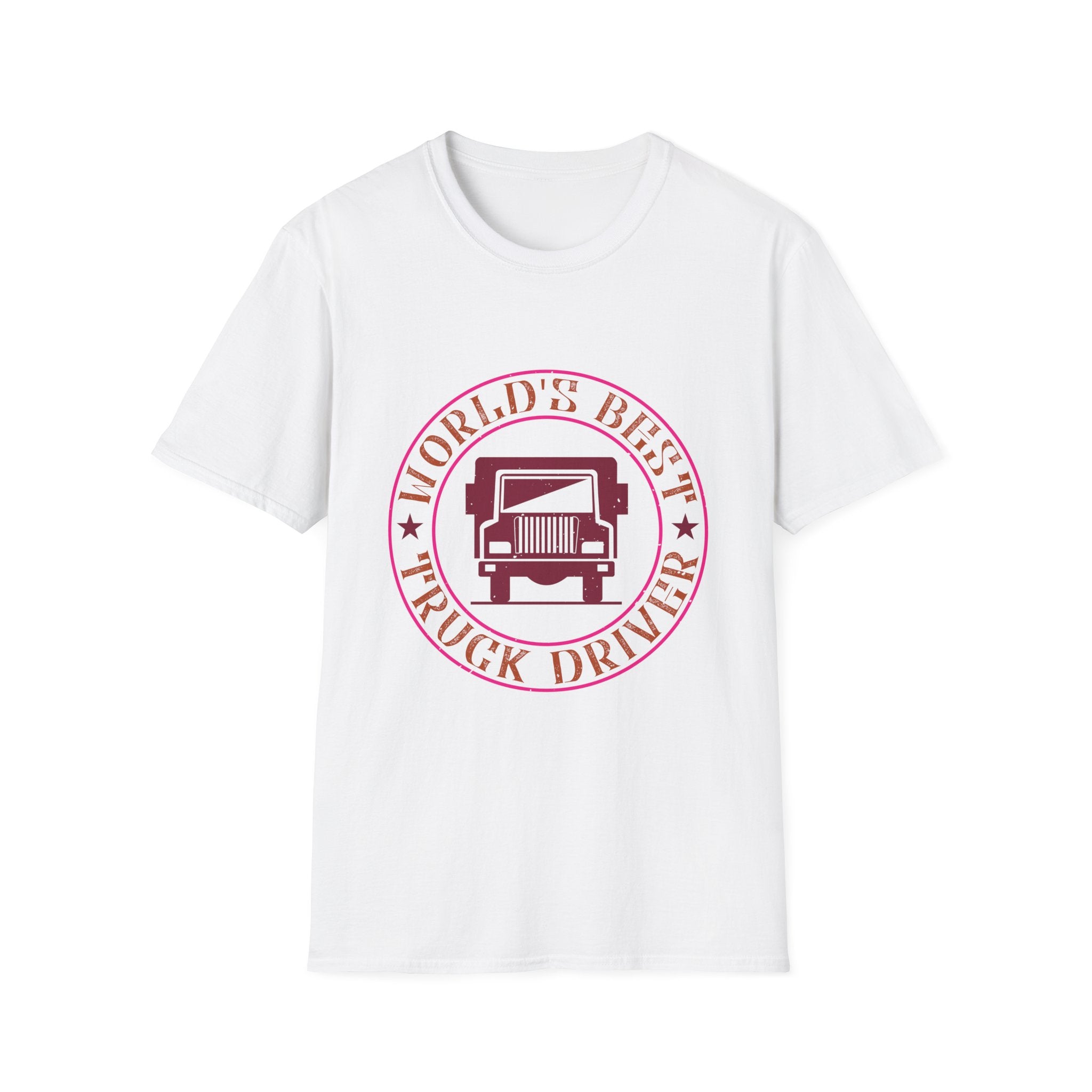 World's Best Truck Driver Unisex Softstyle T-Shirt | Gift for Dad