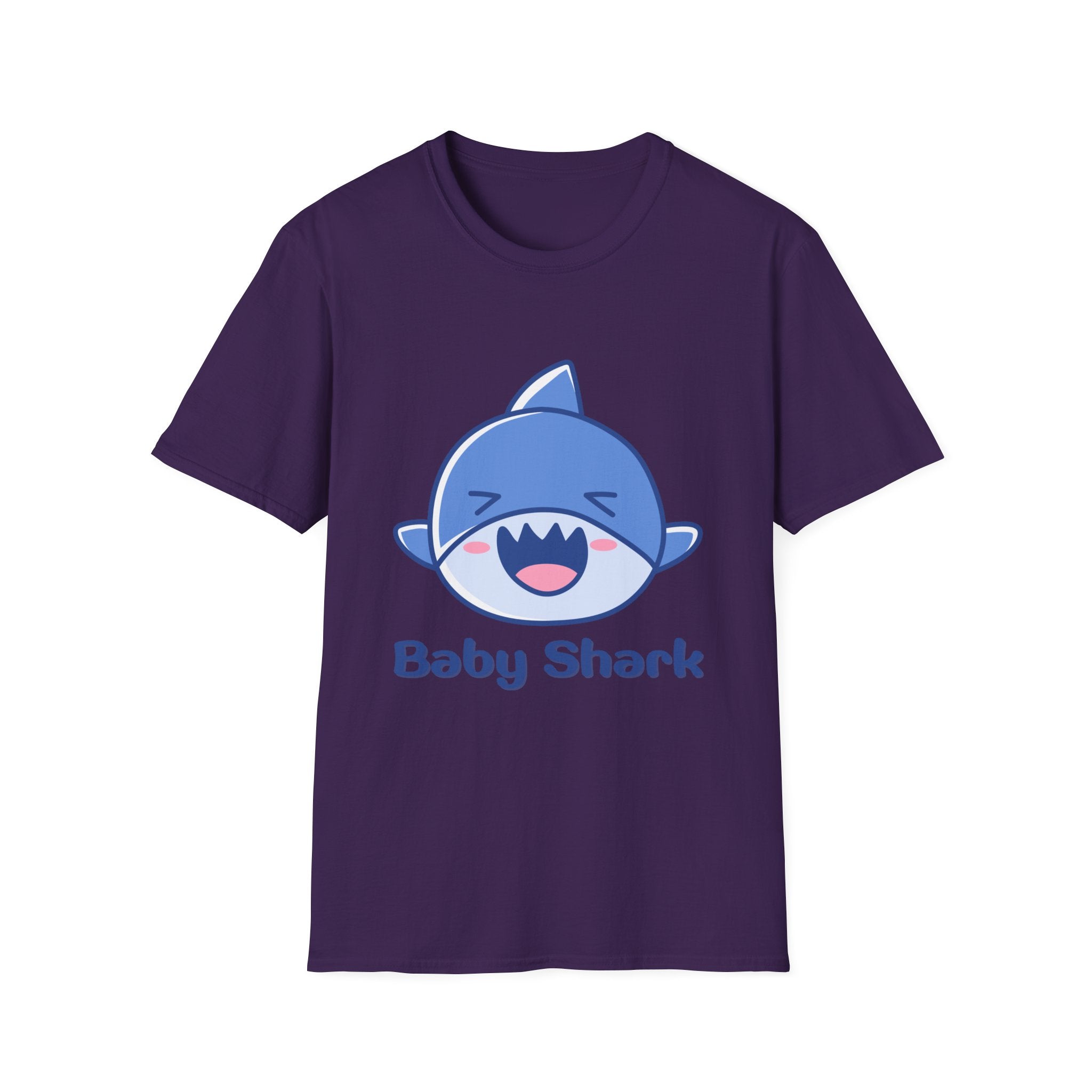 Baby Shark Softstyle T-Shirt, Fun Kids Tee, Cute Baby Shark Shirt