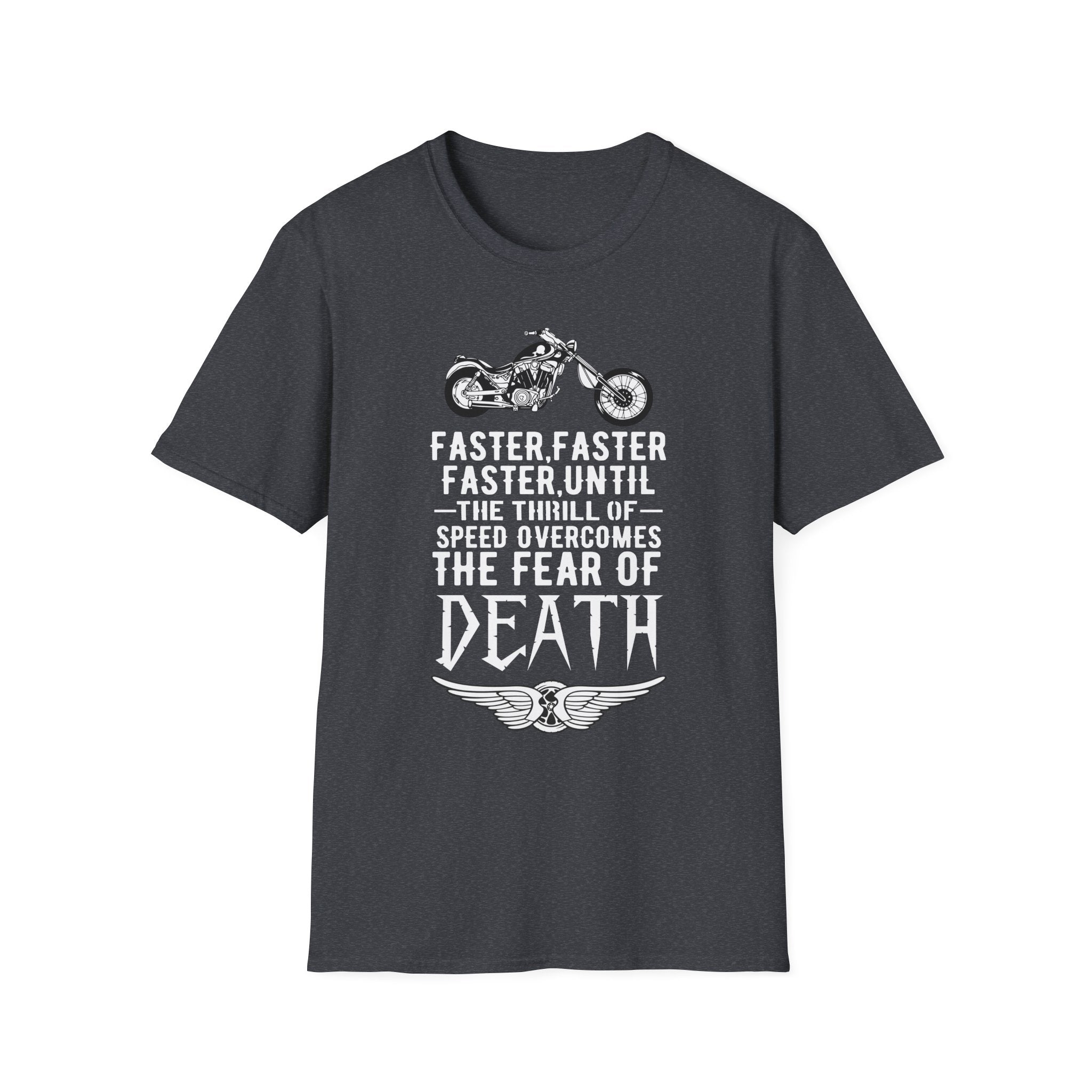 Motorcycle Enthusiast Unisex T-Shirt - Fearless Biker Tee, Gift for Riders, Road Trip Apparel, Freedom Shirt, Adventure Clothing