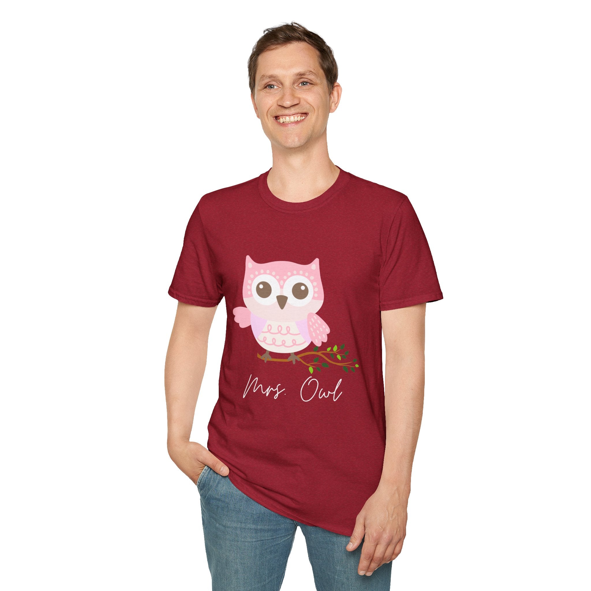 Cute Owl Unisex T-Shirt, Gift for Animal Lovers, Cozy Casual Wear