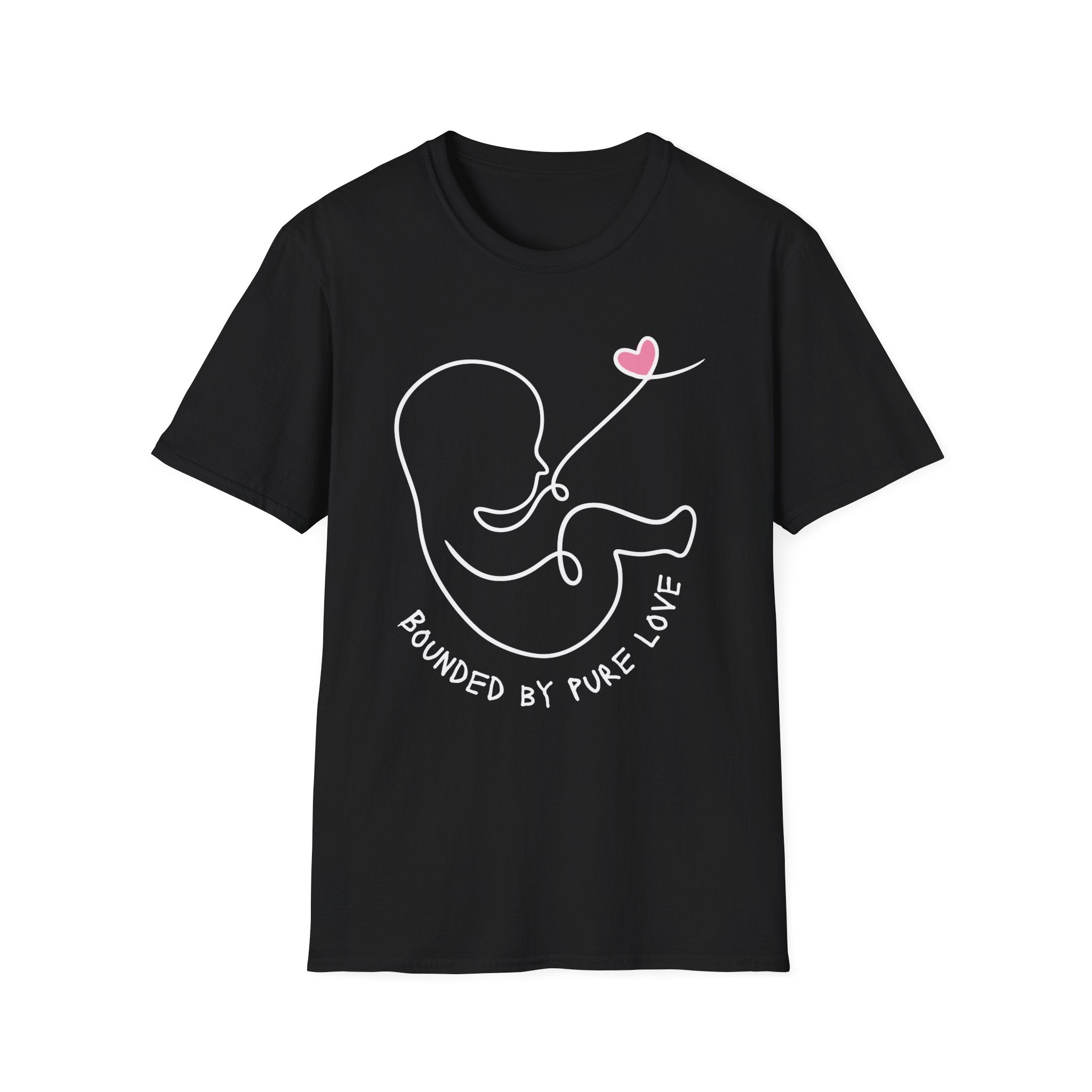 Bounded by Pure Love Unisex T-Shirt, Cute Tee, Expecting