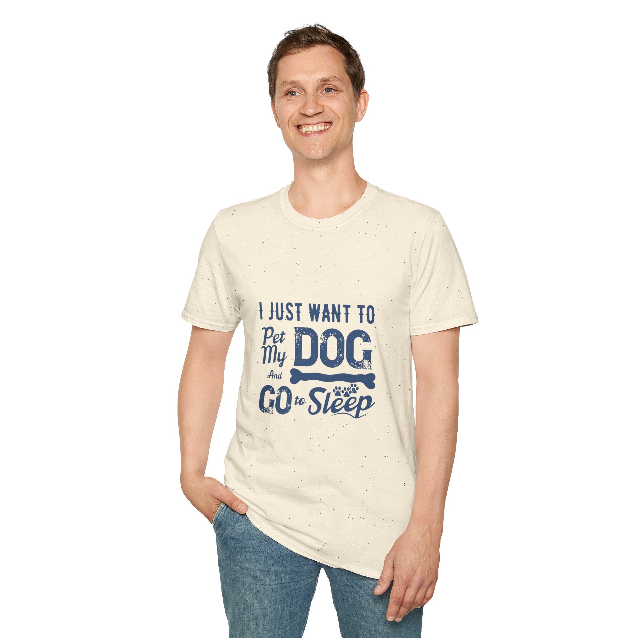 Funny Dog Lover Unisex T-Shirt, Pet Lover Gift, Cute Dog T-Shirt, Dog Mom, Dog Dad Apparel, Animal Lover Shirt