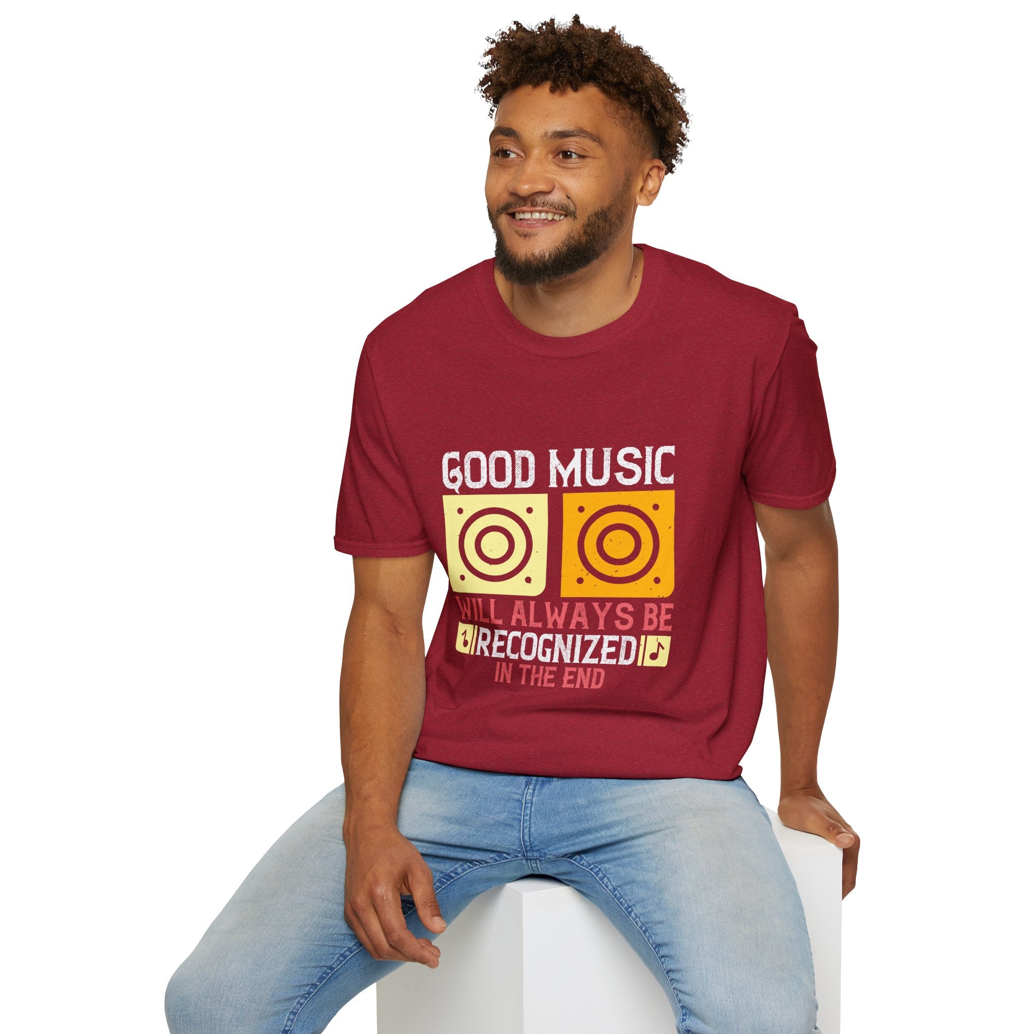 Good Music Unisex Softstyle T-Shirt | Retro Music Lover Tee