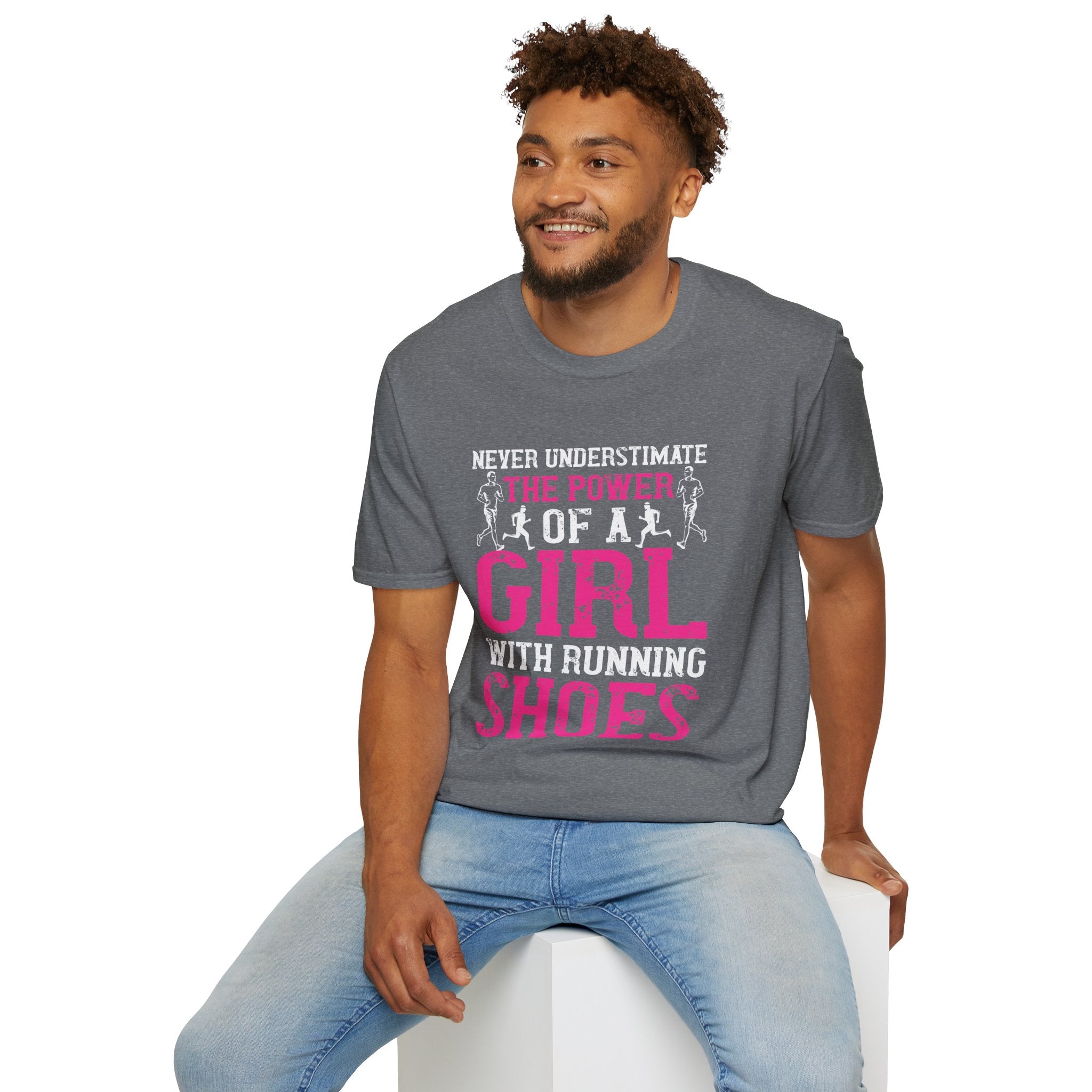 Empowering Running T-Shirt, Motivational Tee, Fitness Apparel