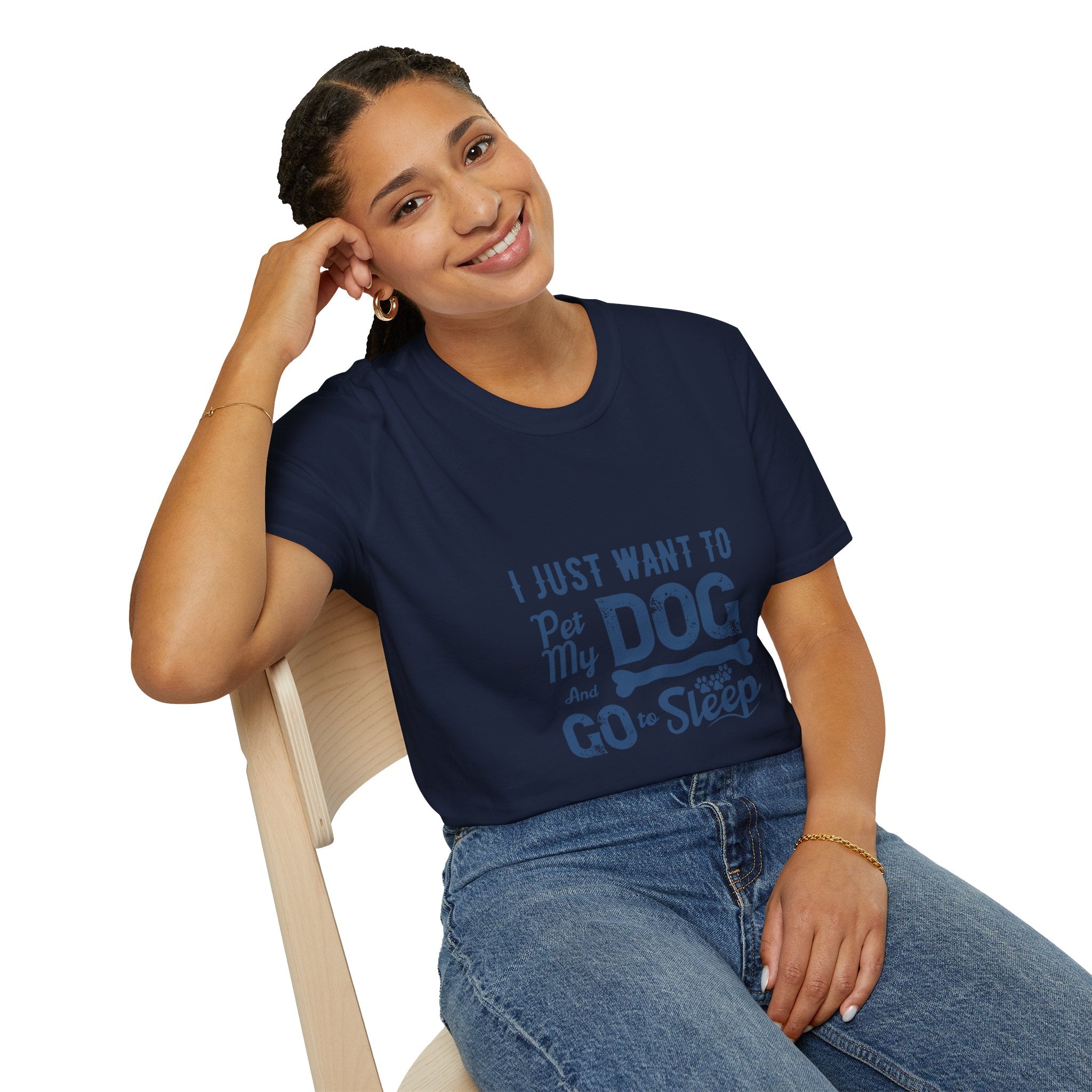 Funny Dog Lover Unisex T-Shirt, Pet Lover Gift, Cute Dog T-Shirt, Dog Mom, Dog Dad Apparel, Animal Lover Shirt