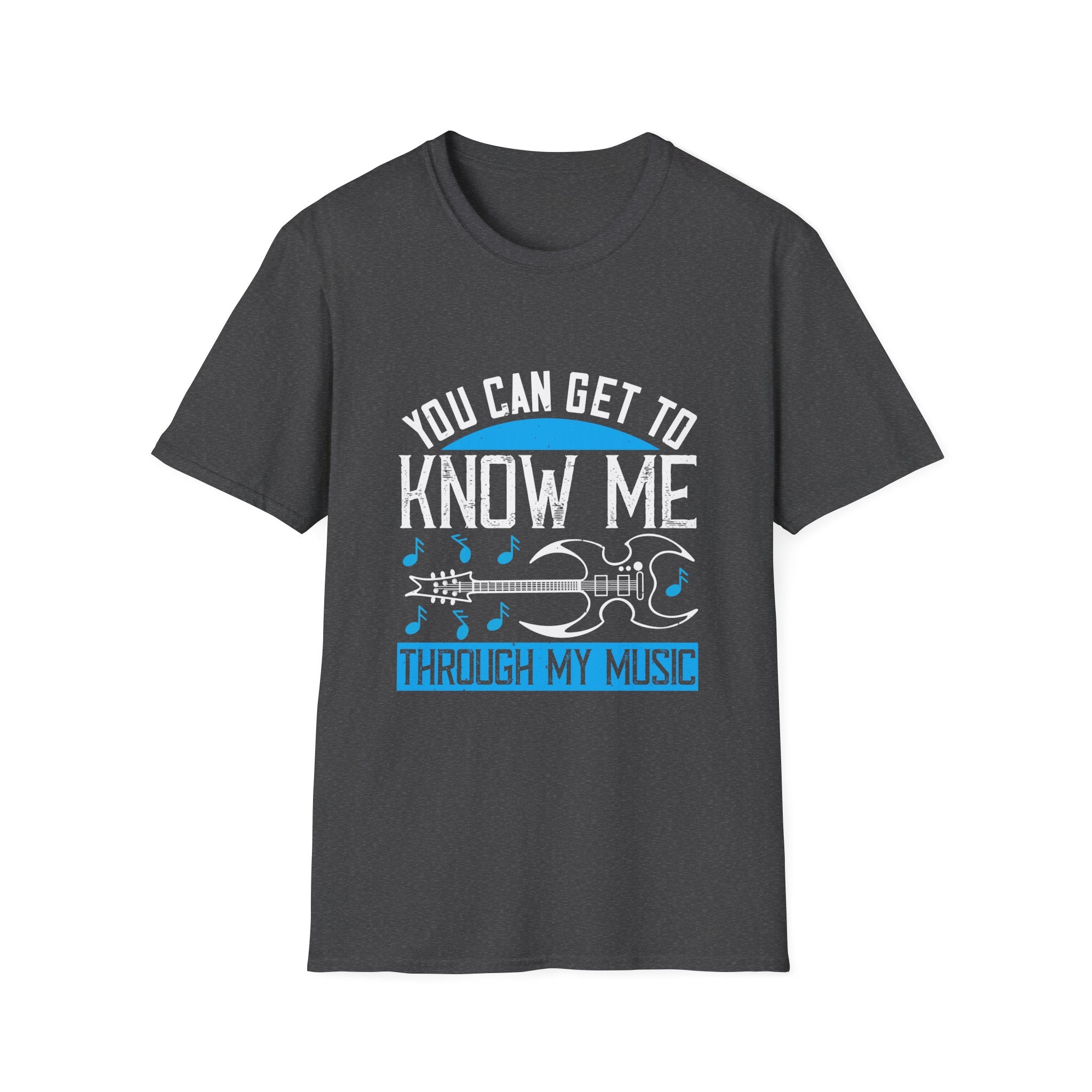 Unisex Music Quote T-Shirt, Softstyle Graphic Tee, Gift for Musicians