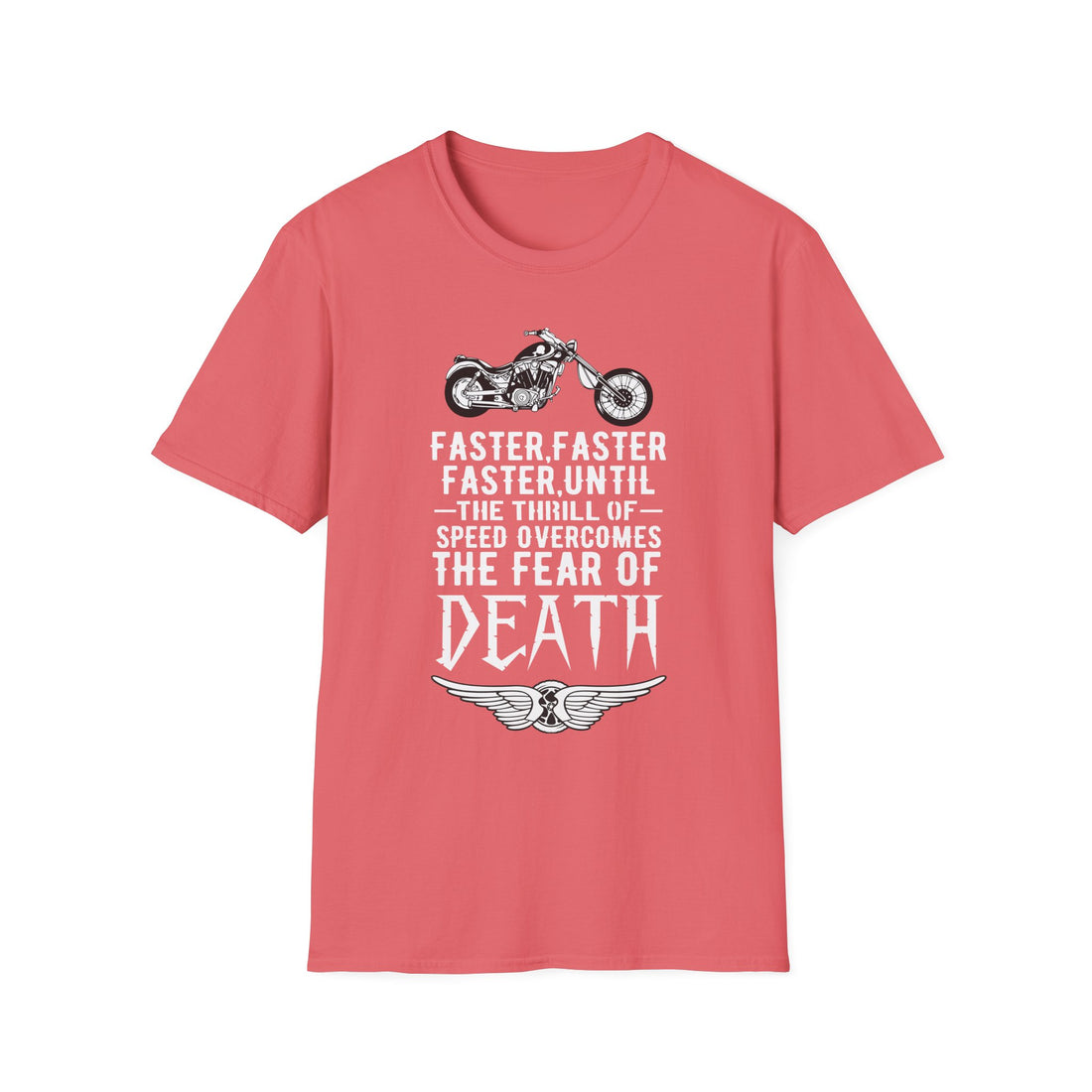 Motorcycle Enthusiast Unisex T-Shirt - Fearless Biker Tee, Gift for Riders, Road Trip Apparel, Freedom Shirt, Adventure Clothing