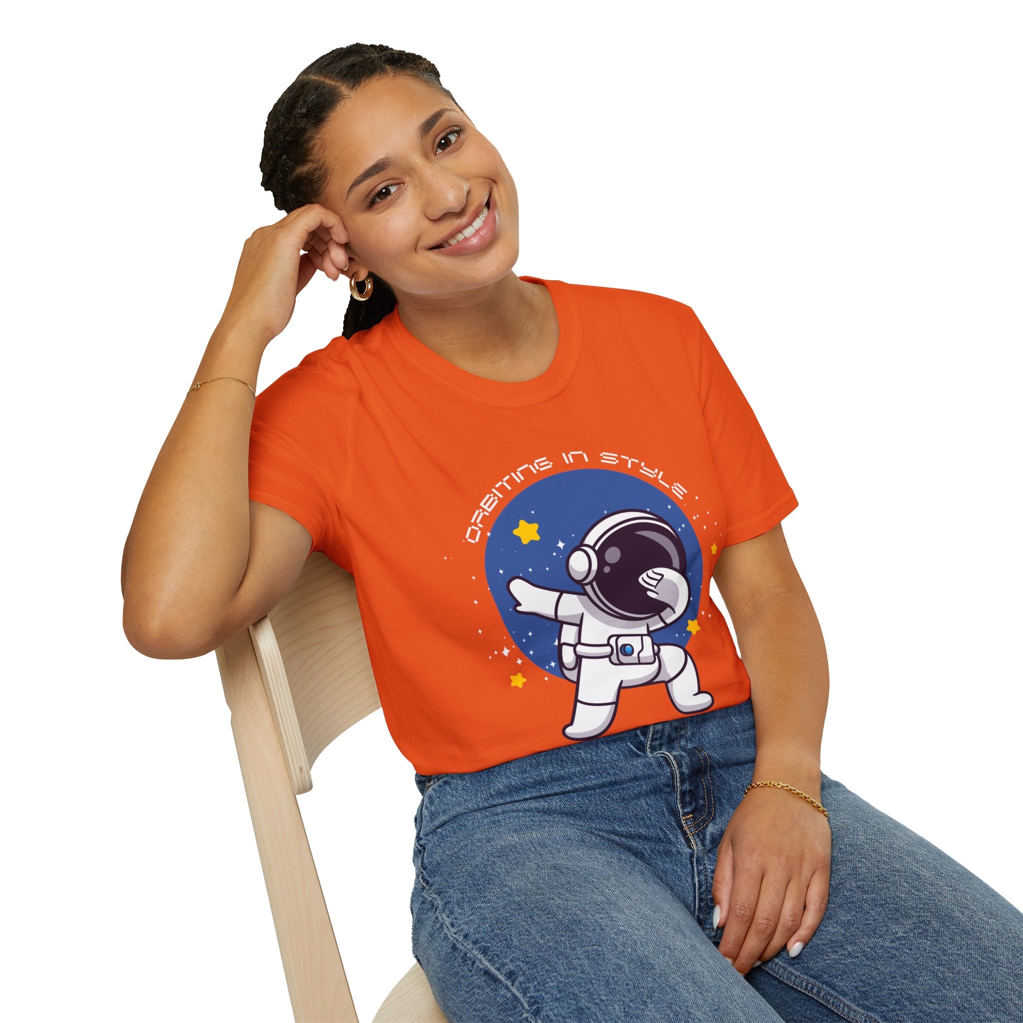 Astronaut Graphic Unisex T-Shirt, Cool Space Tee