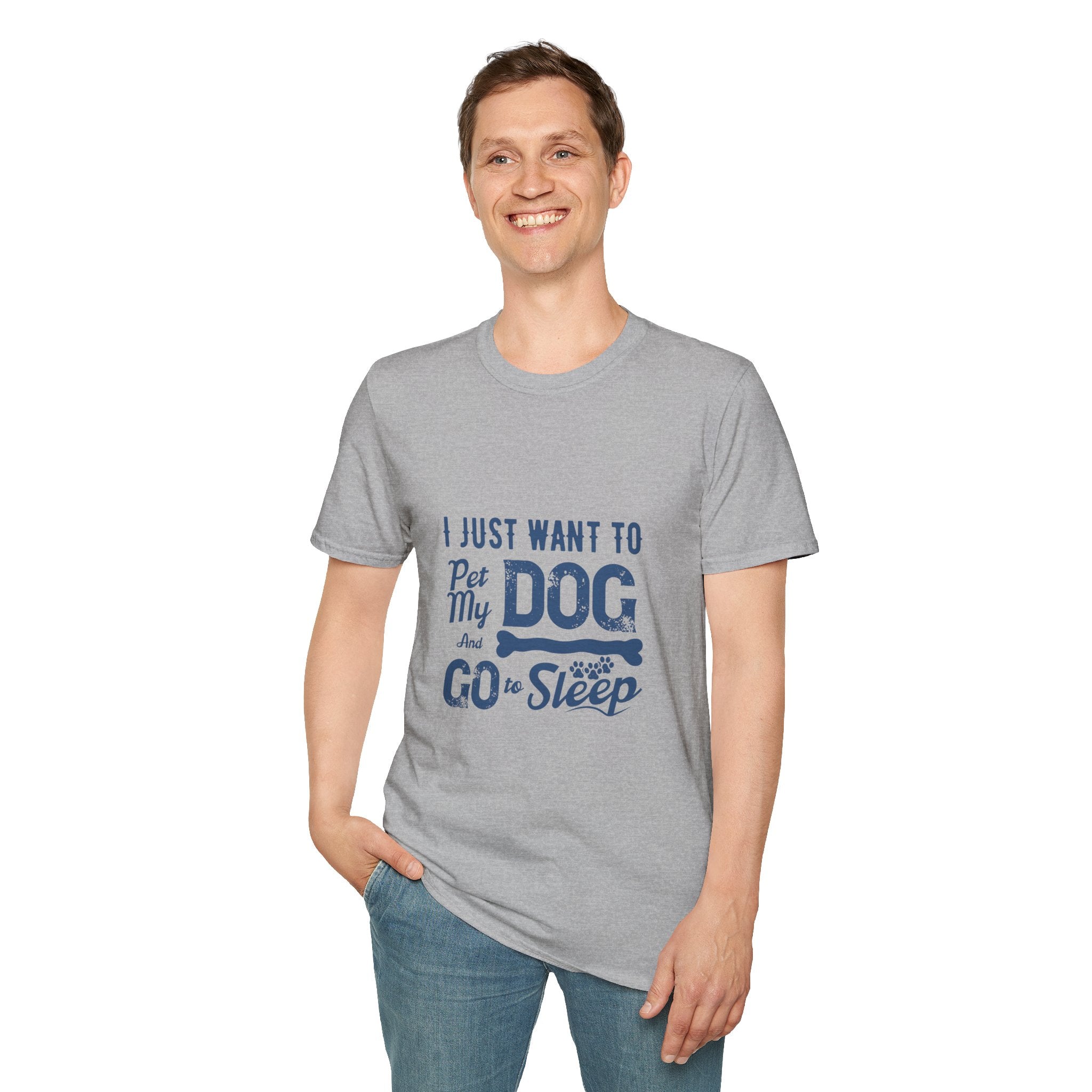 Funny Dog Lover Unisex T-Shirt, Pet Lover Gift, Cute Dog T-Shirt, Dog Mom, Dog Dad Apparel, Animal Lover Shirt