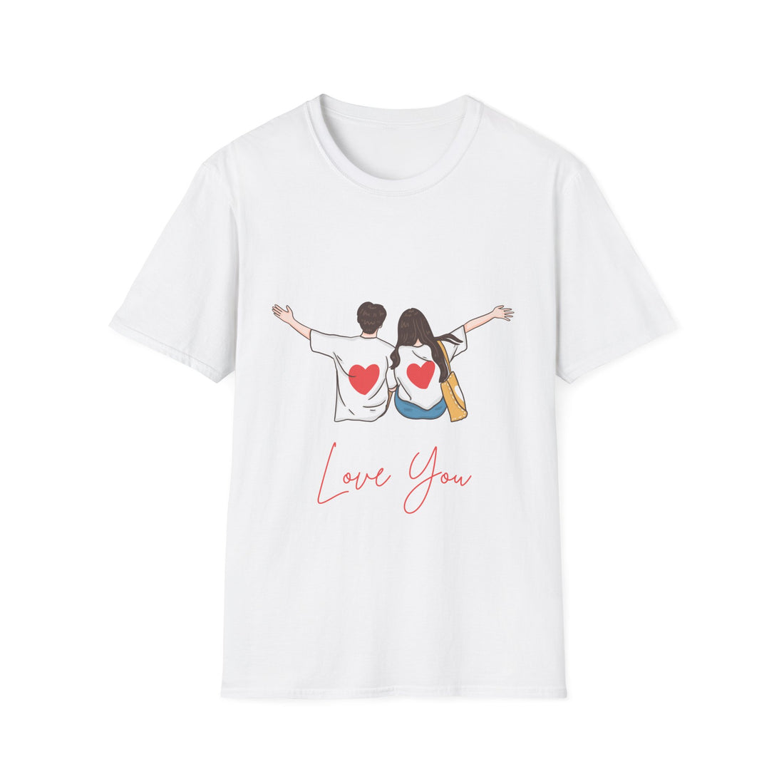 Love You Couple T-Shirt, Romantic Gift, Valentine’s Day Tee