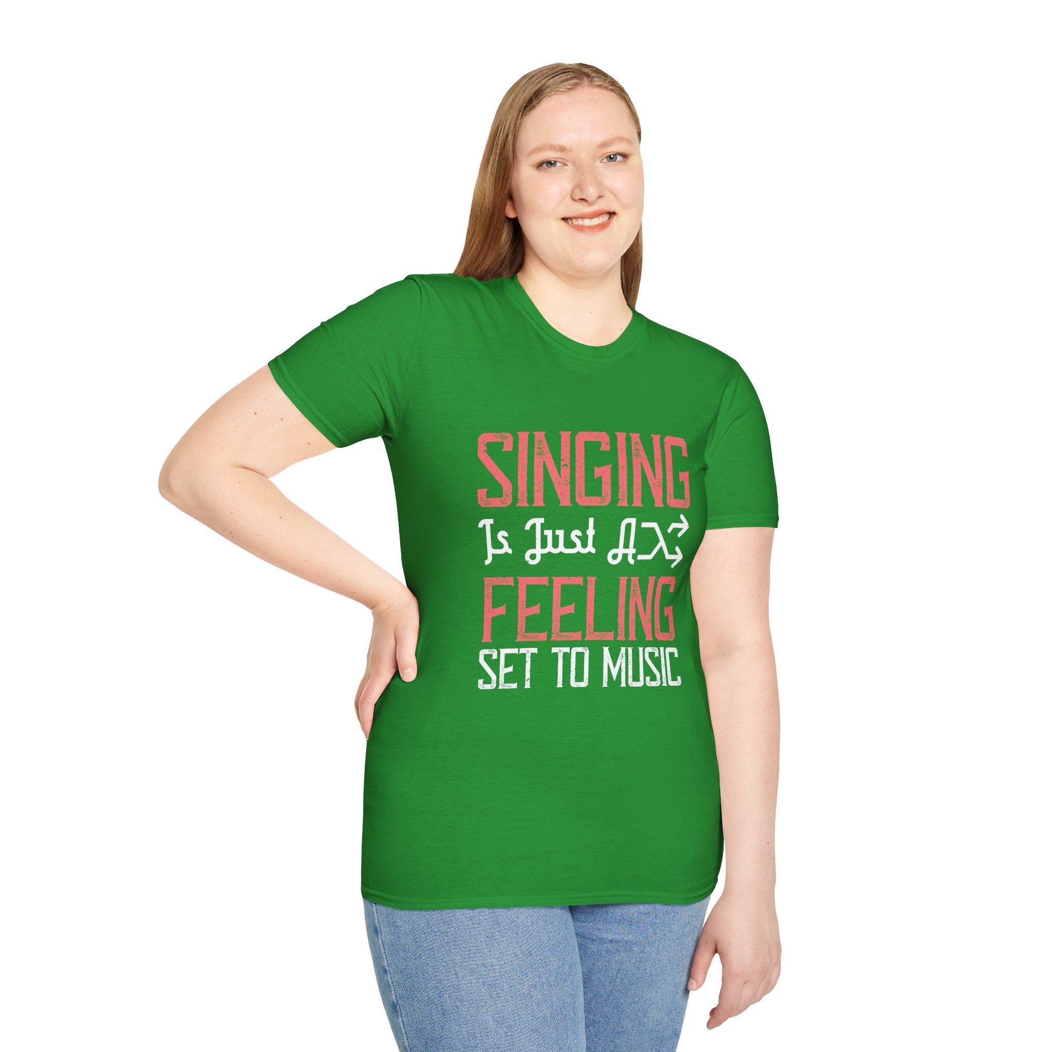 Singing Quote T-Shirt, Unisex Music Lover Tee, Gift for Singers